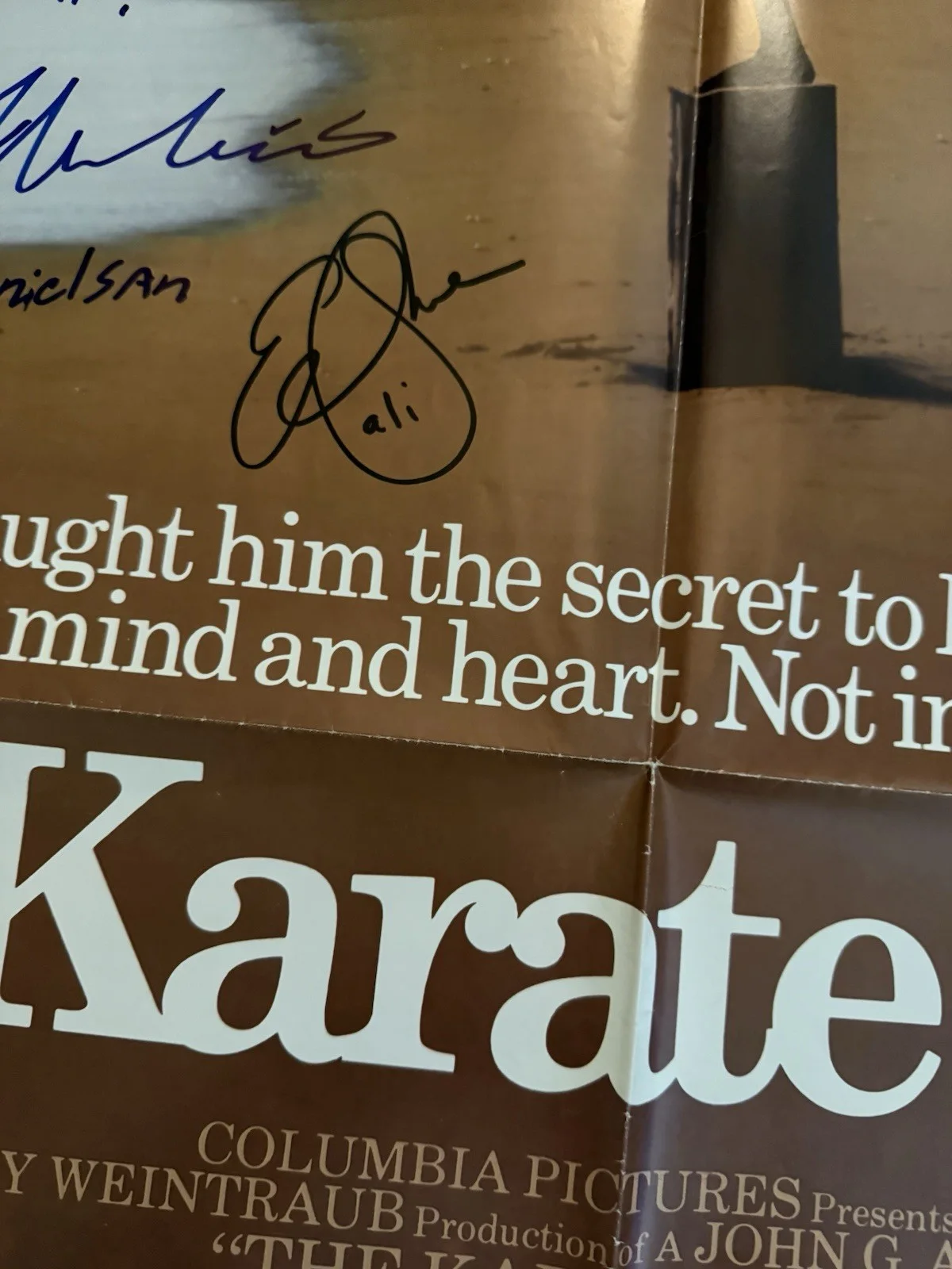 Ralph Macchio Martin Kove William Zabka Elizabeth Shue — Autographed Karate Kid 27 X 41 Poster Signed by Ralph Macchio Elizabeth Shue +2￼, изображение 4