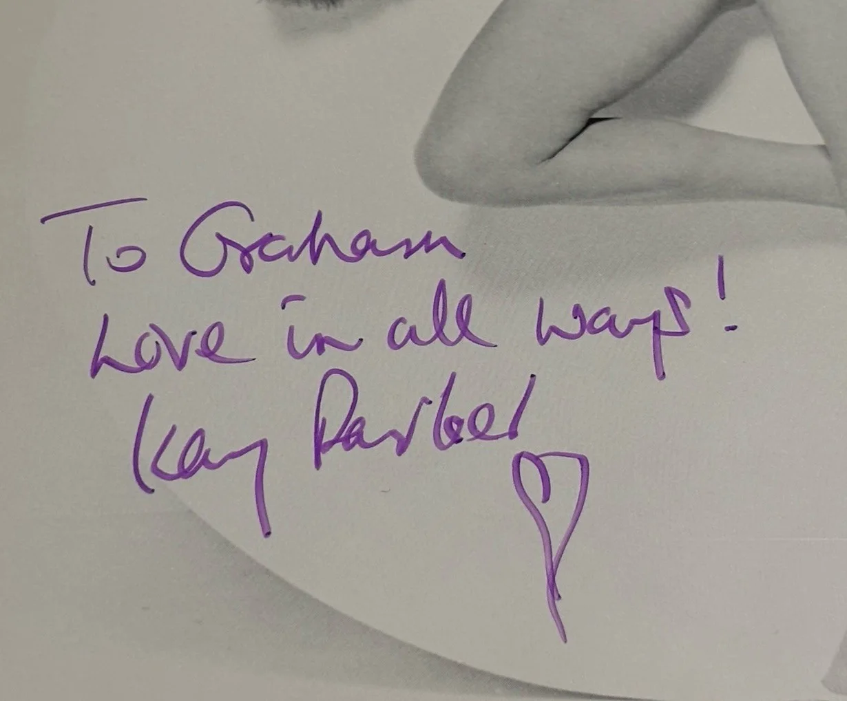 Cody Nicole — KAY PARKER Adult Film Actress SIGNED Promotional Photo, 1980s, изображение 2