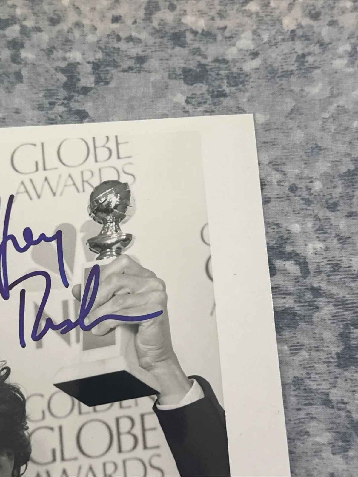 Geoffrey Rush Original Autograph 8 X 10 Photograph Golden Globes Movie Actor, изображение 5