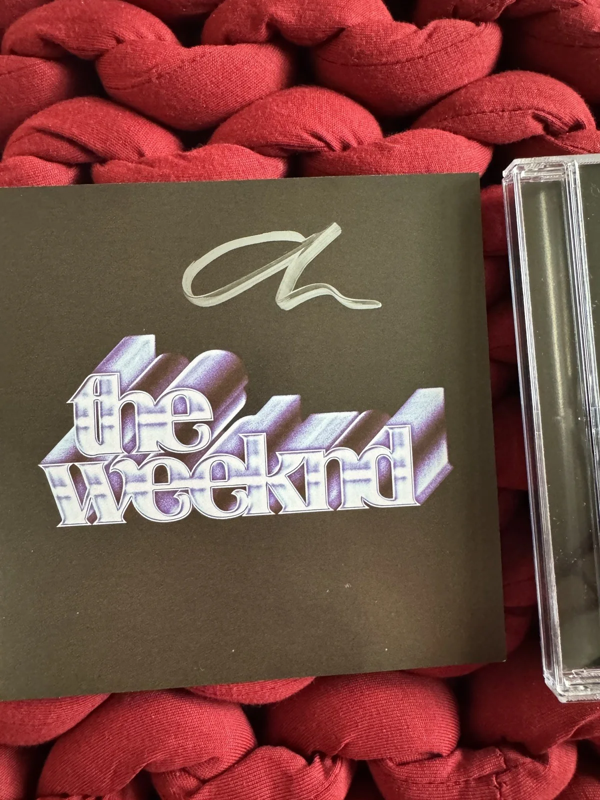 The Weeknd Dawn Fm Signed Cd Sealed, image 4