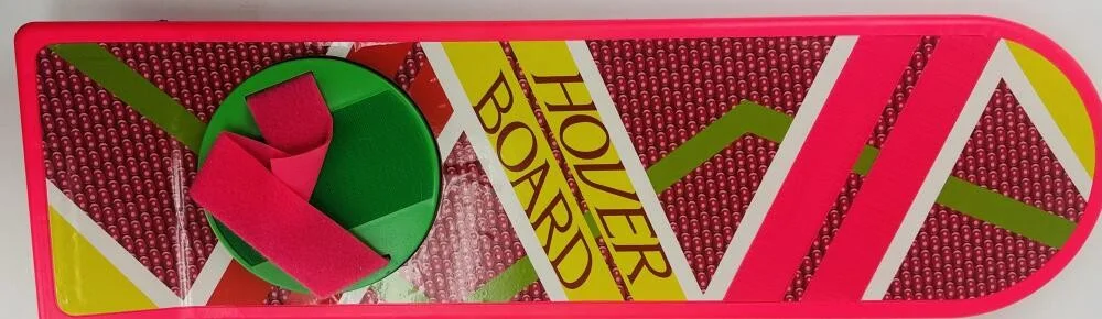 MICHAEL J FOX — Michael J fox Christopher Lloyd signed Back to the Future hoverboard BAS 801, image 3
