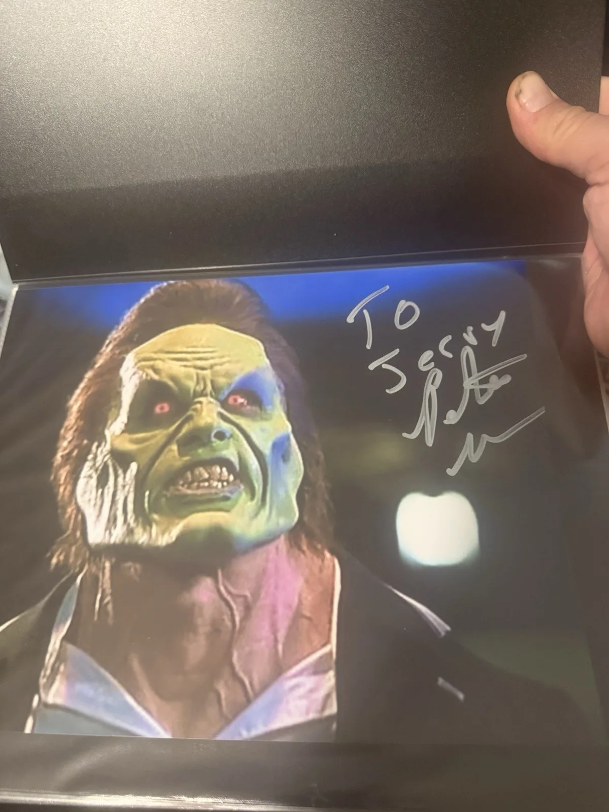Peter Greene — Peter Greene autographed signed 8x10 photo The Mask Dorian Hollywood Collector, image 3
