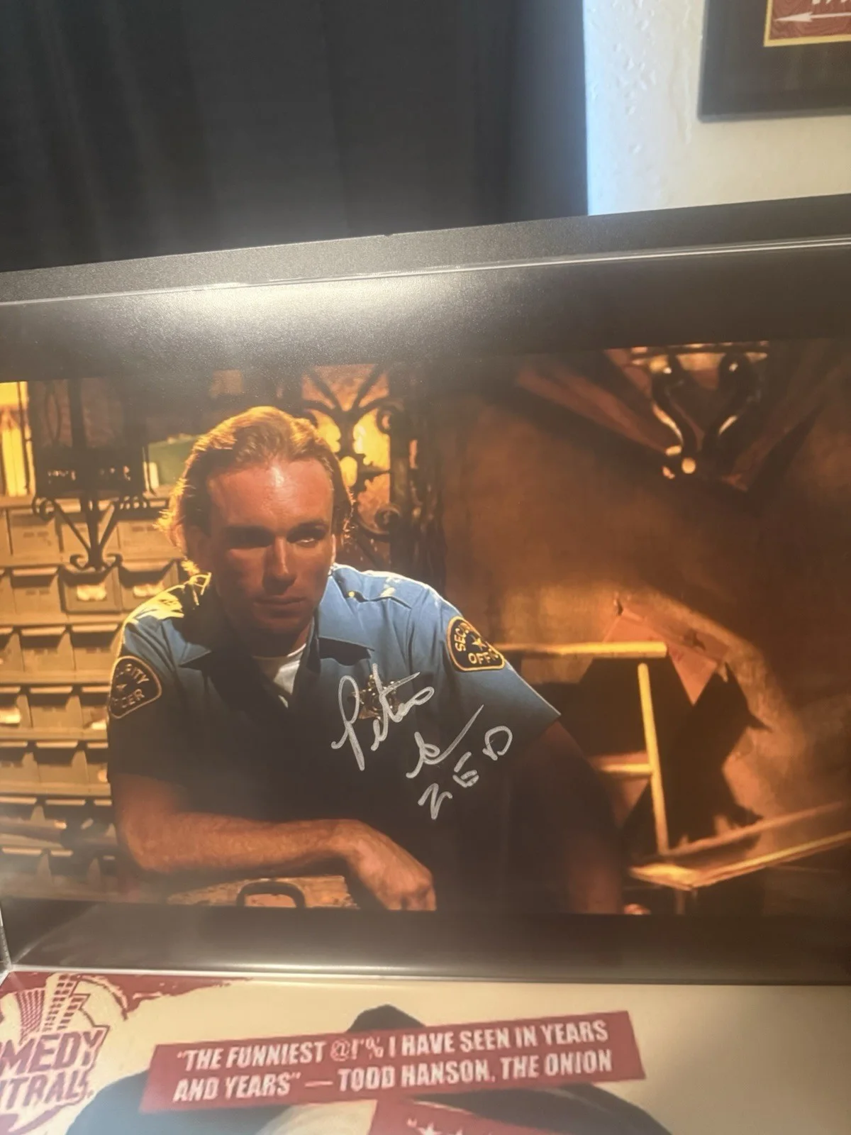 Peter Greene SIGNED Pulp FICTION ZED 11x14 In Person Hollywood Show Autograph, image 3