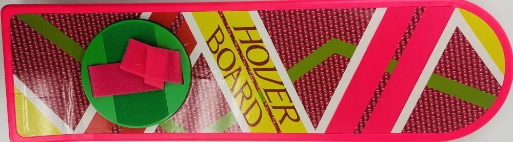MICHAEL J FOX — Michael J fox Christopher Lloyd signed Back to the Future hoverboard BAS 804, image 3