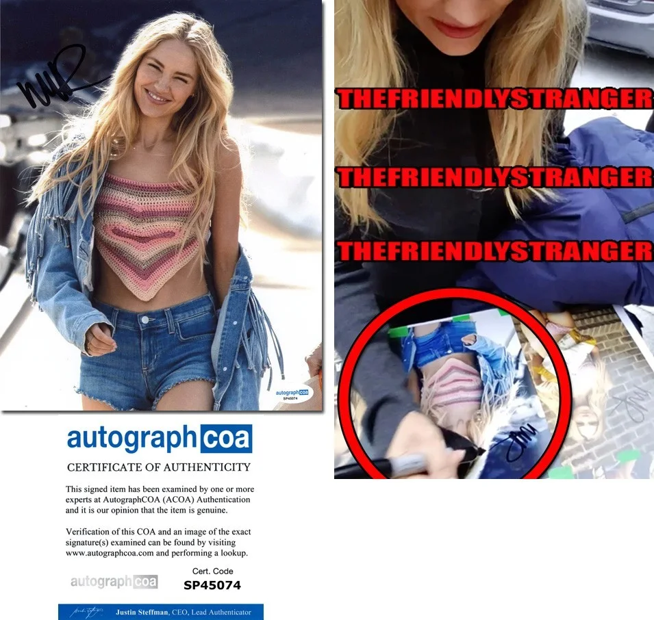 Michelle Randolph — Michelle Randolph signed "LANDMAN" 8x10 Photo EXCT PROOF h Hot SEXY Ainsley ACOA