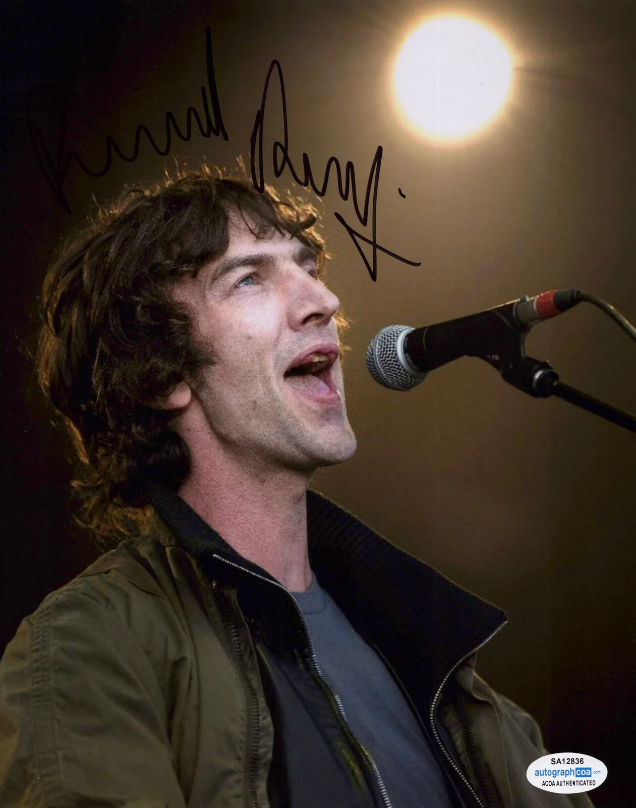 RICHARD ASHCROFT — Richard Ashcroft signed Auto 8x10 Photo THE VERVE Bitter Sweet Symphony ACOA COA, image 3