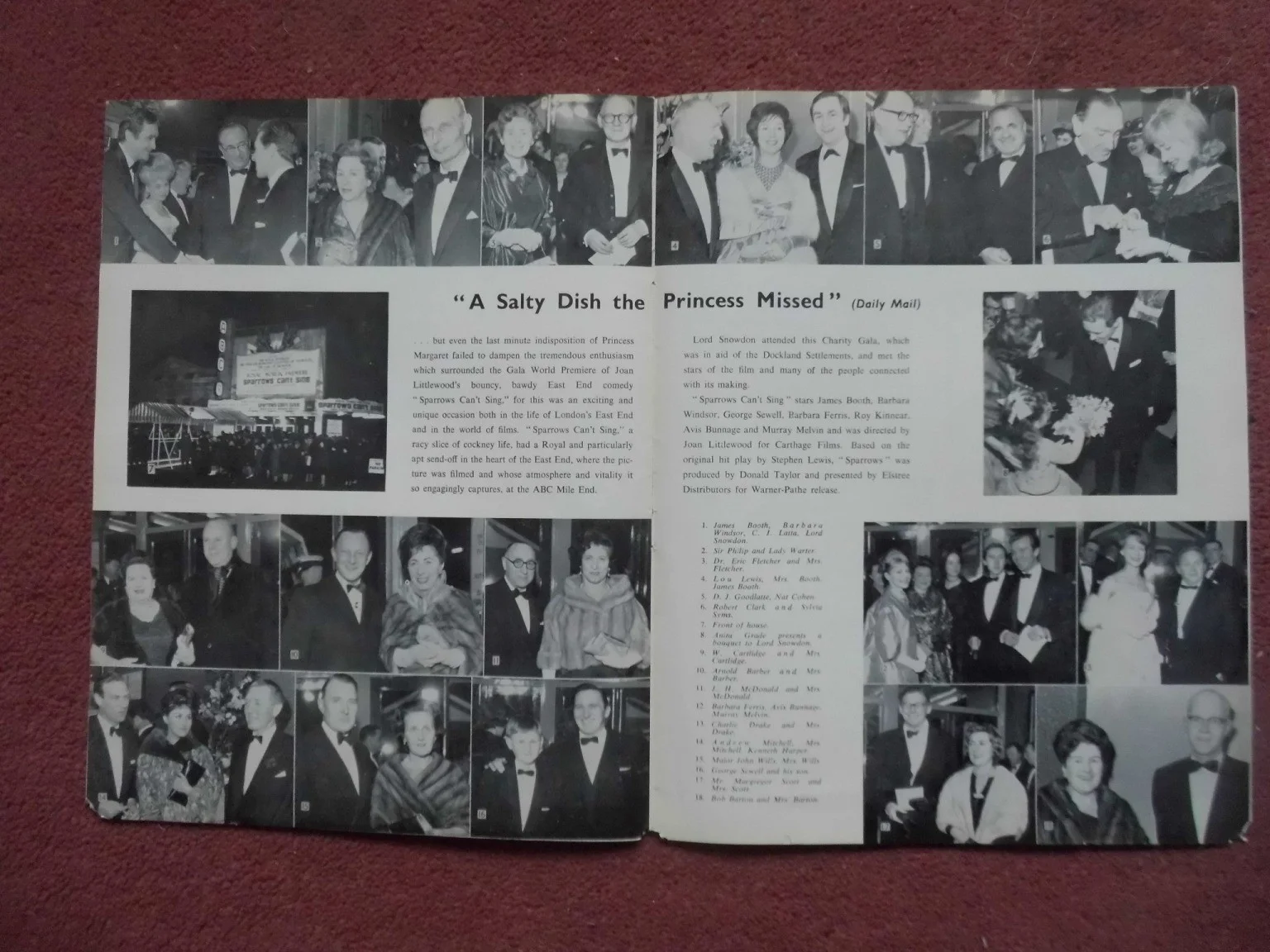 JUDY GARLAND, SPARROWS CAN’T SING in 1963 UK trade mag DAILY CINEMA, изображение 3