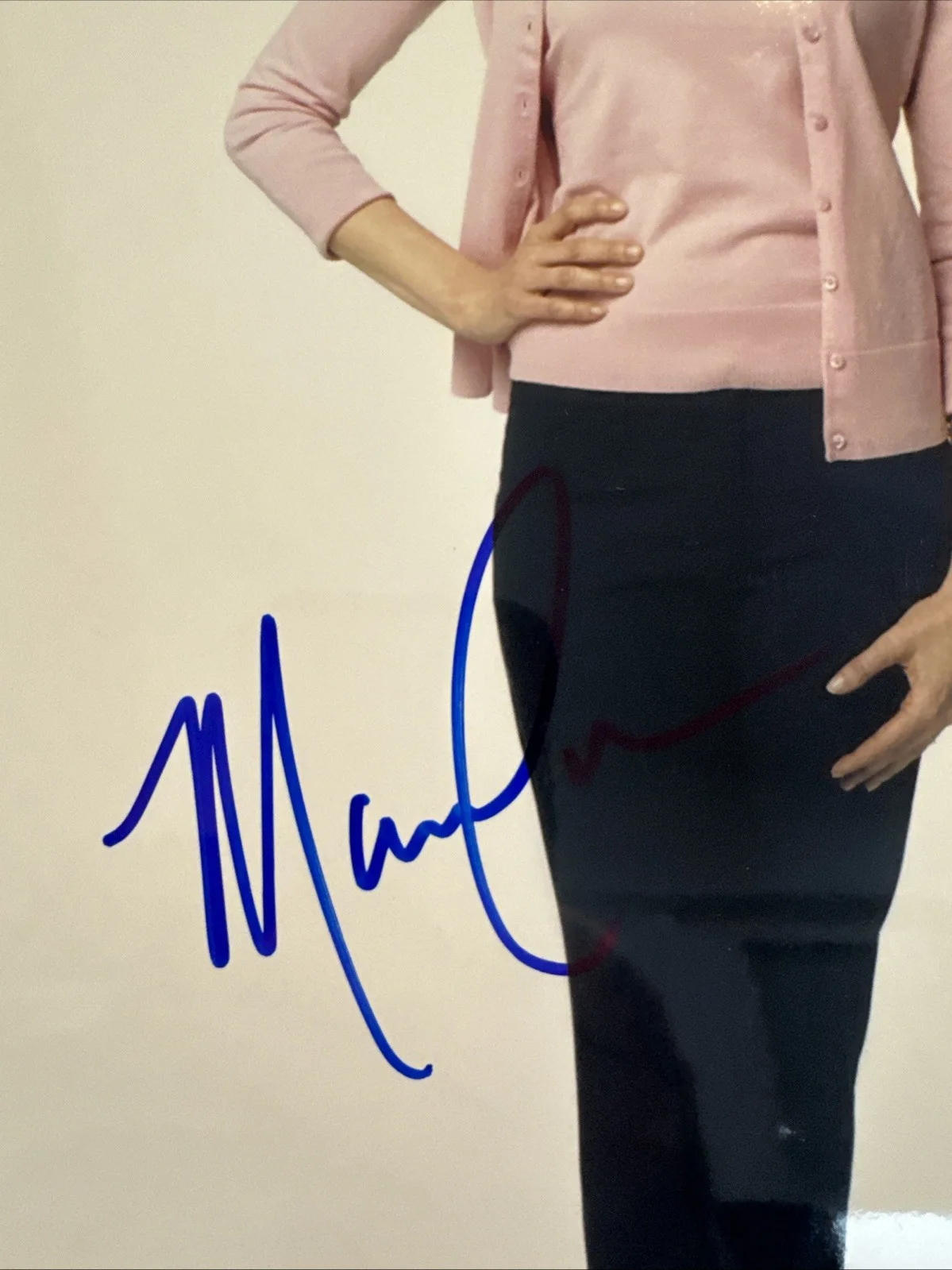 8 X 10 Photo Marcia Cross Authentic Autograph Actress Desperate Housewives, изображение 2