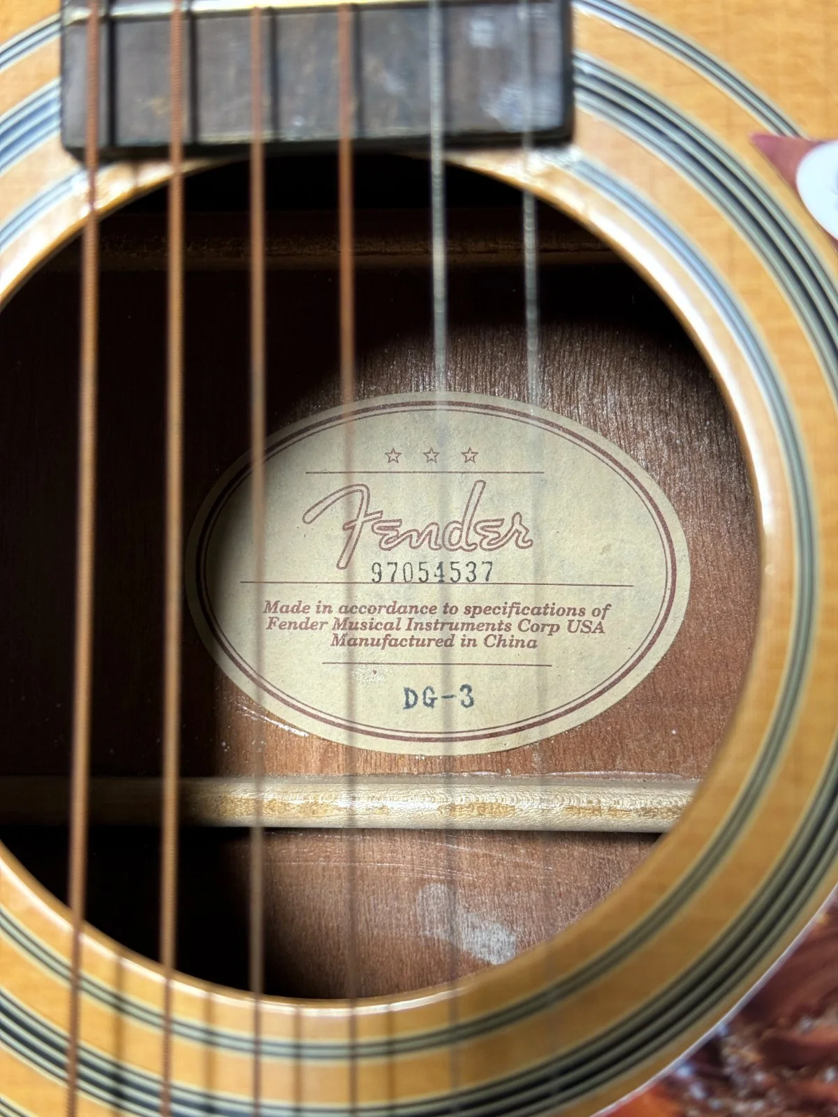 Taylor Swift Signed 2025 The Life of a Showgirl FENDER D-G3 Acoustic Guitar- JSA, изображение 5
