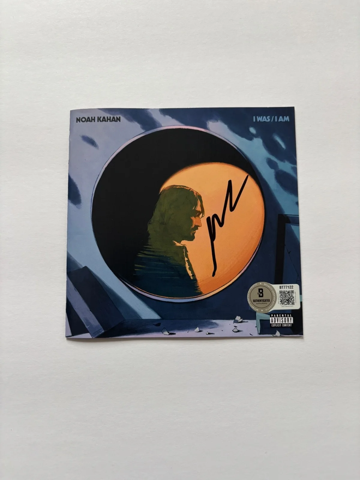 NOAH KAHAN SIGNED I WAS I AM CD COVER FRAMED STICK SEASON SINGER BAS, изображение 2
