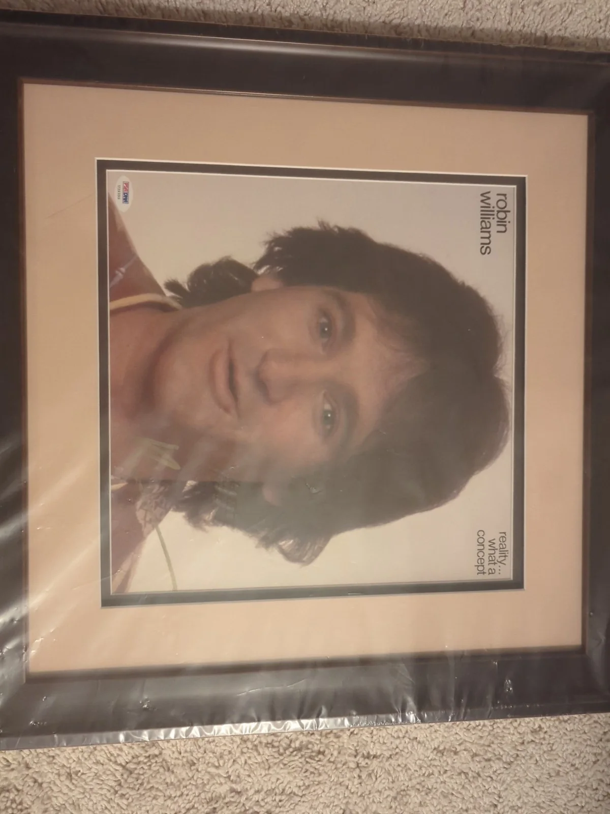 Robin Williams Autograph Signed PSA VINYL professionally Framed, image 2
