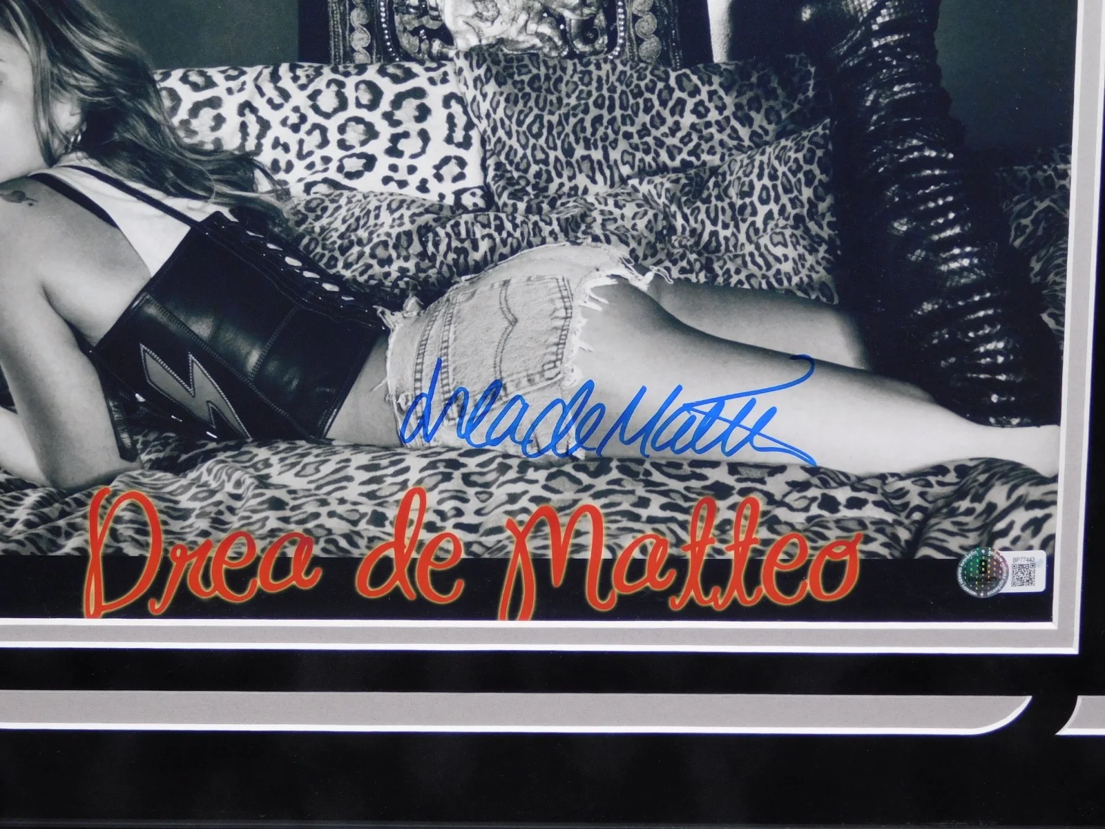Drea De Matteo — Drea De Matteo Signed Autographed Framed 11x14 Photo Sons Of Anarchy BAS COA, изображение 2