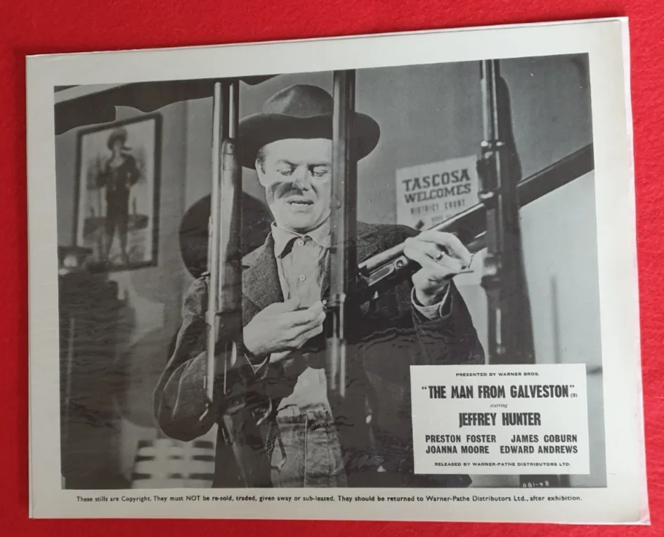 The Man from Galveston 4 Original Press Photos – Jeff Chandler – A4 Film Stills, изображение 2