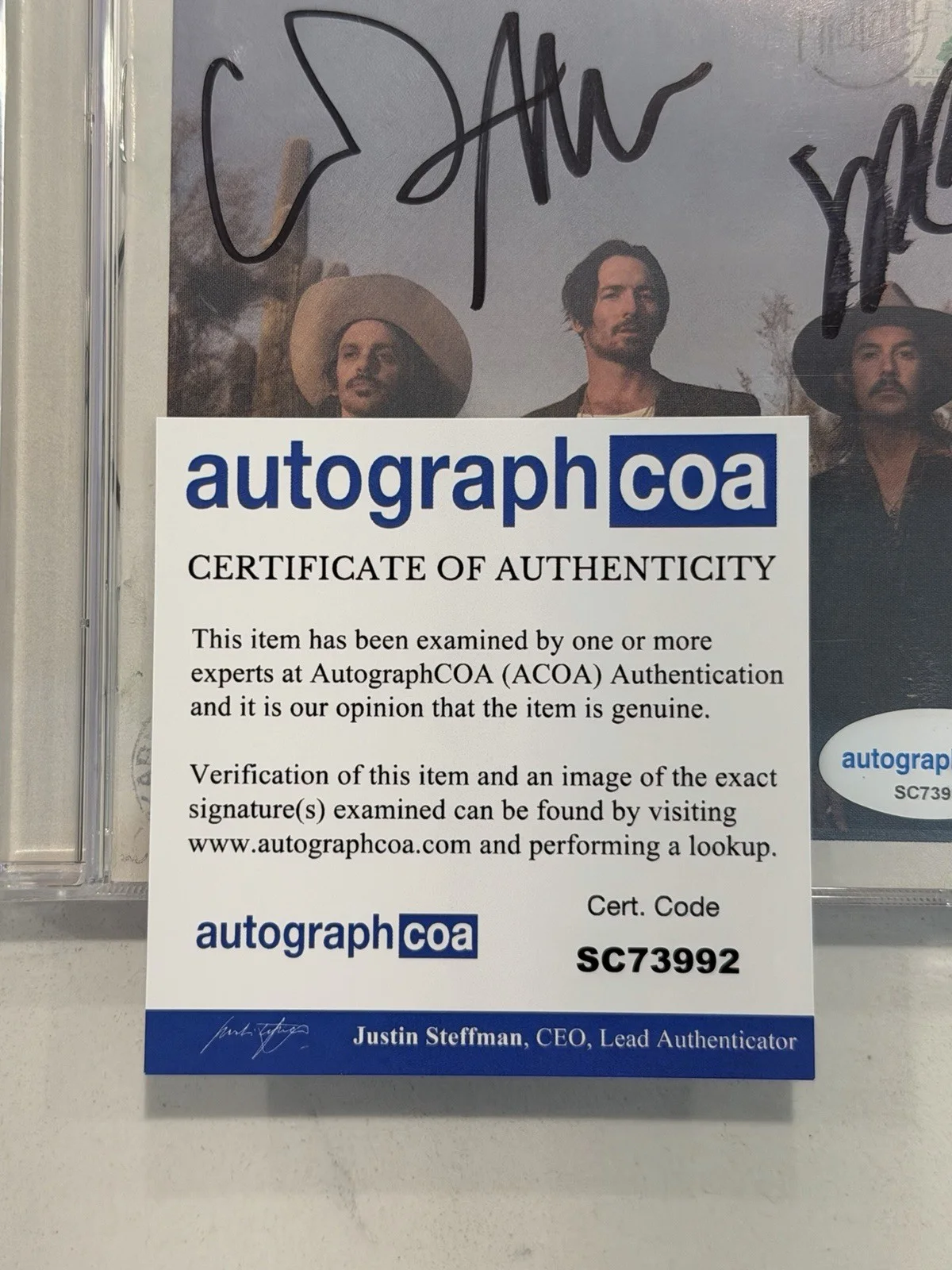 Midland The Last Resort: Greetings From Signed CD Autographed COA #3, image 2