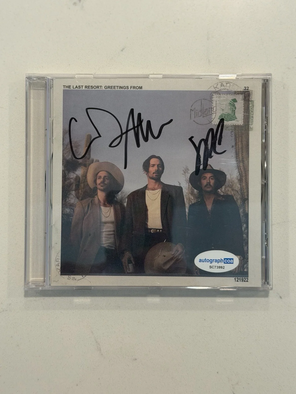 Midland The Last Resort: Greetings From Signed CD Autographed COA #3, image 3