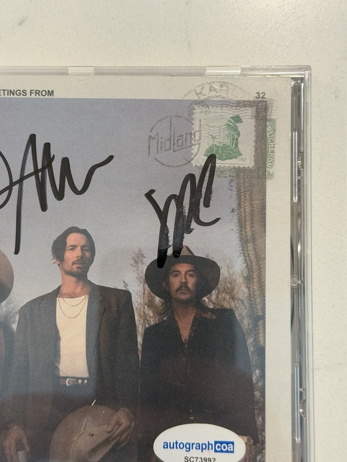 Midland The Last Resort: Greetings From Signed CD Autographed COA #3, image 5