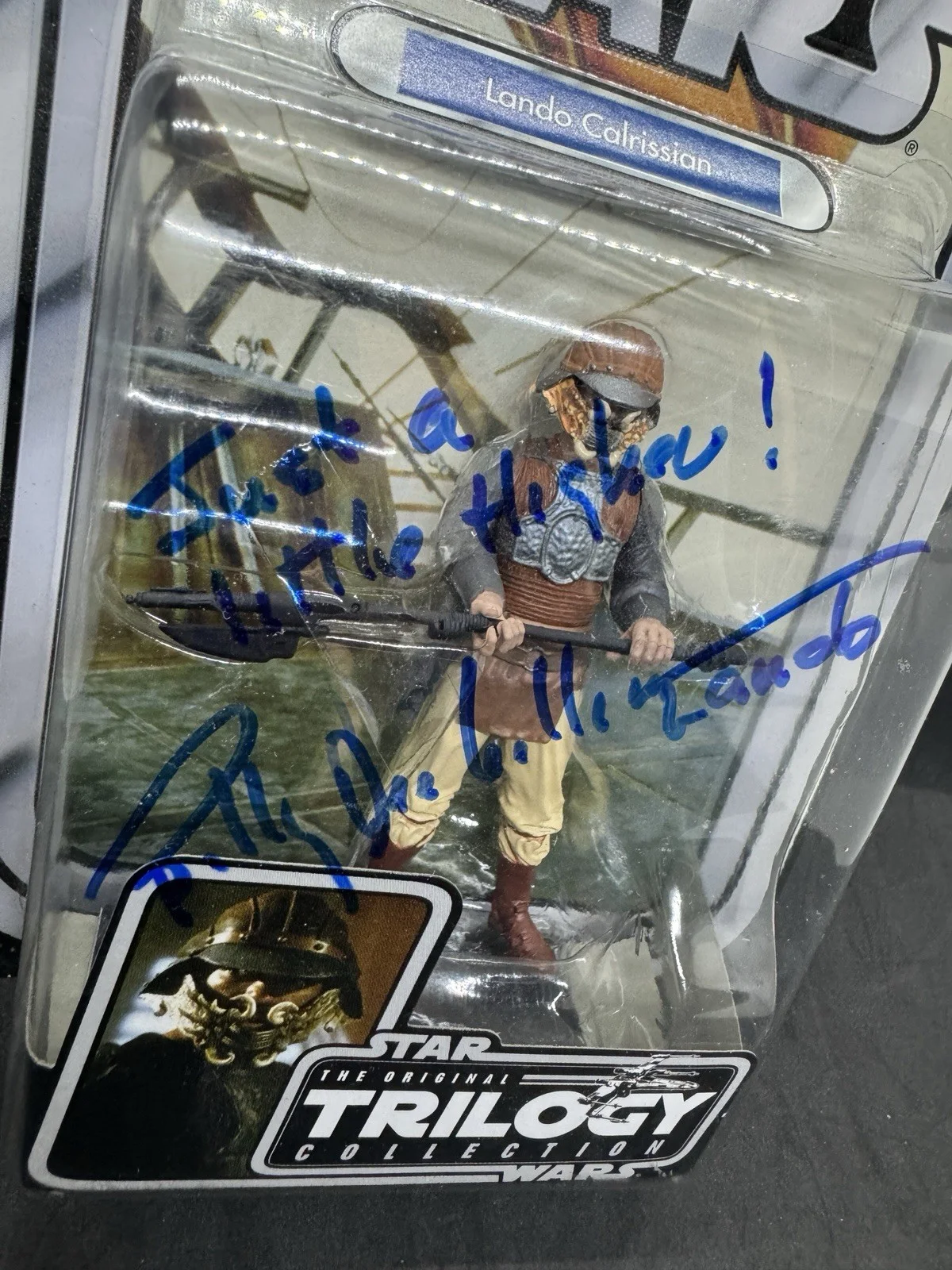 Billy Dee Williams — Billy Dee Williams signed Star Wars OTC #32 Figure With RARE Quote Autograph 🔥, изображение 2