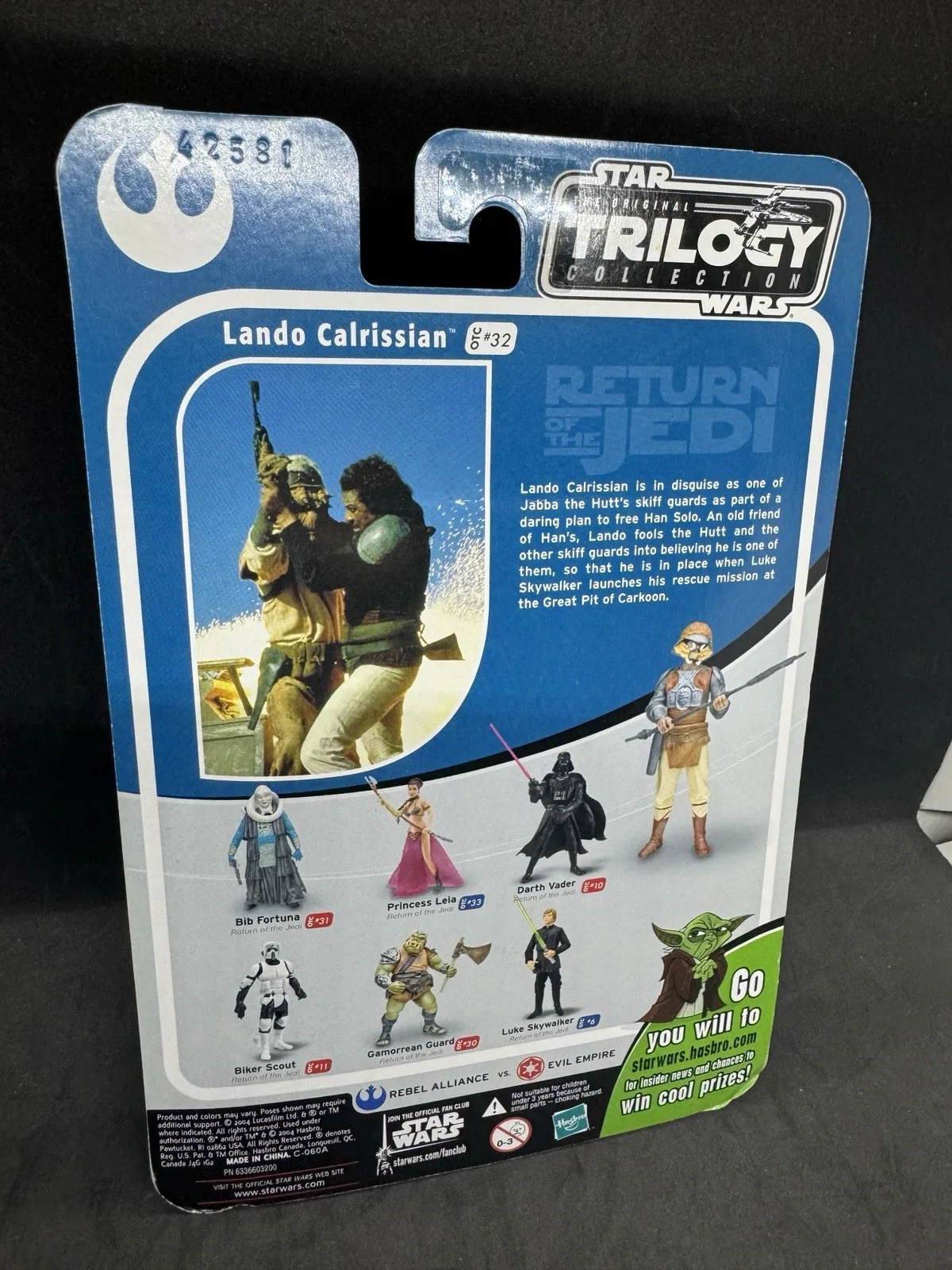 Billy Dee Williams — Billy Dee Williams signed Star Wars OTC #32 Figure With RARE Quote Autograph 🔥, изображение 3
