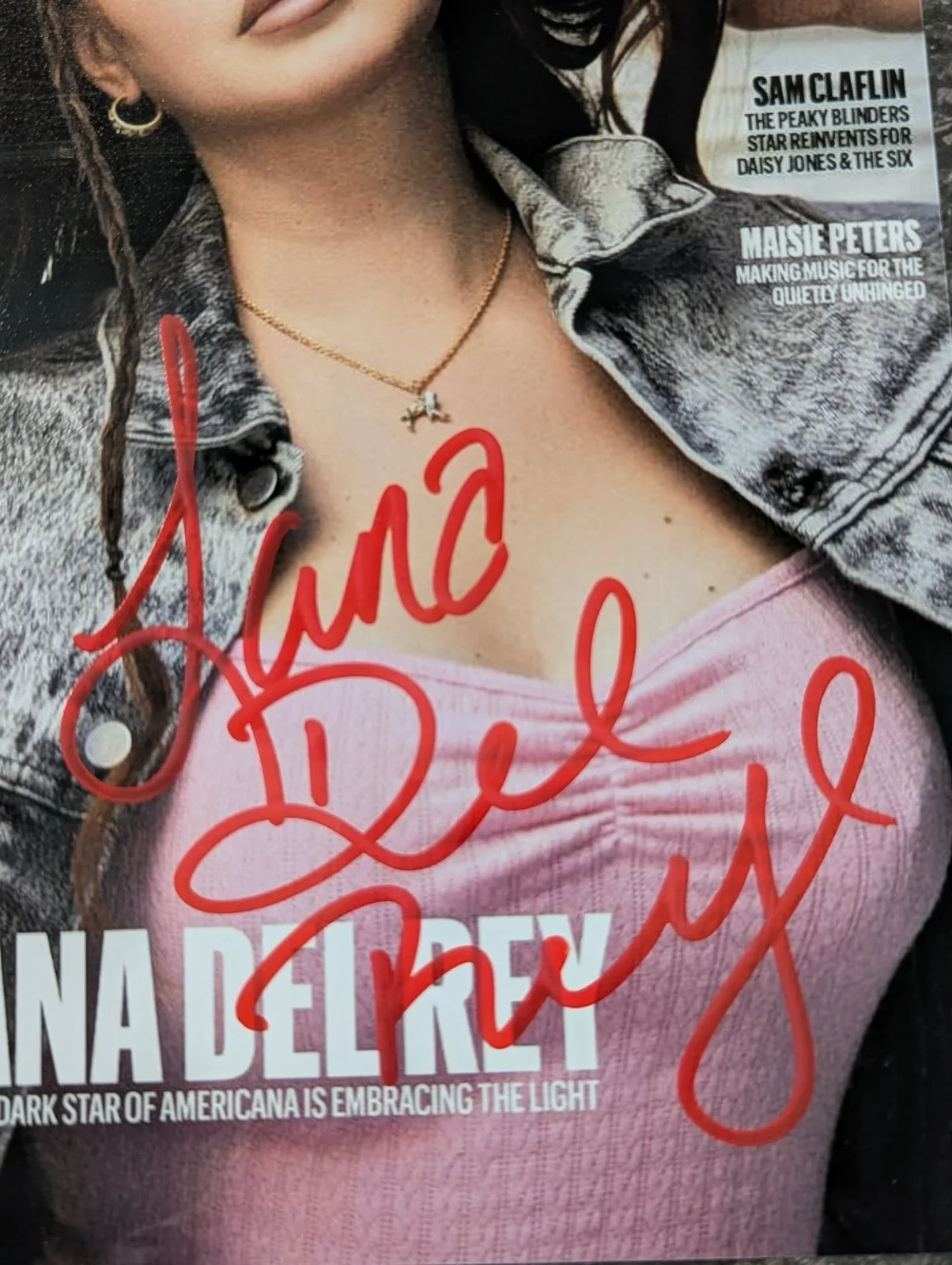 Lana Del Ray Autographed Signed Photo 8x10 Rolling Stone Print COA Hologram, изображение 2