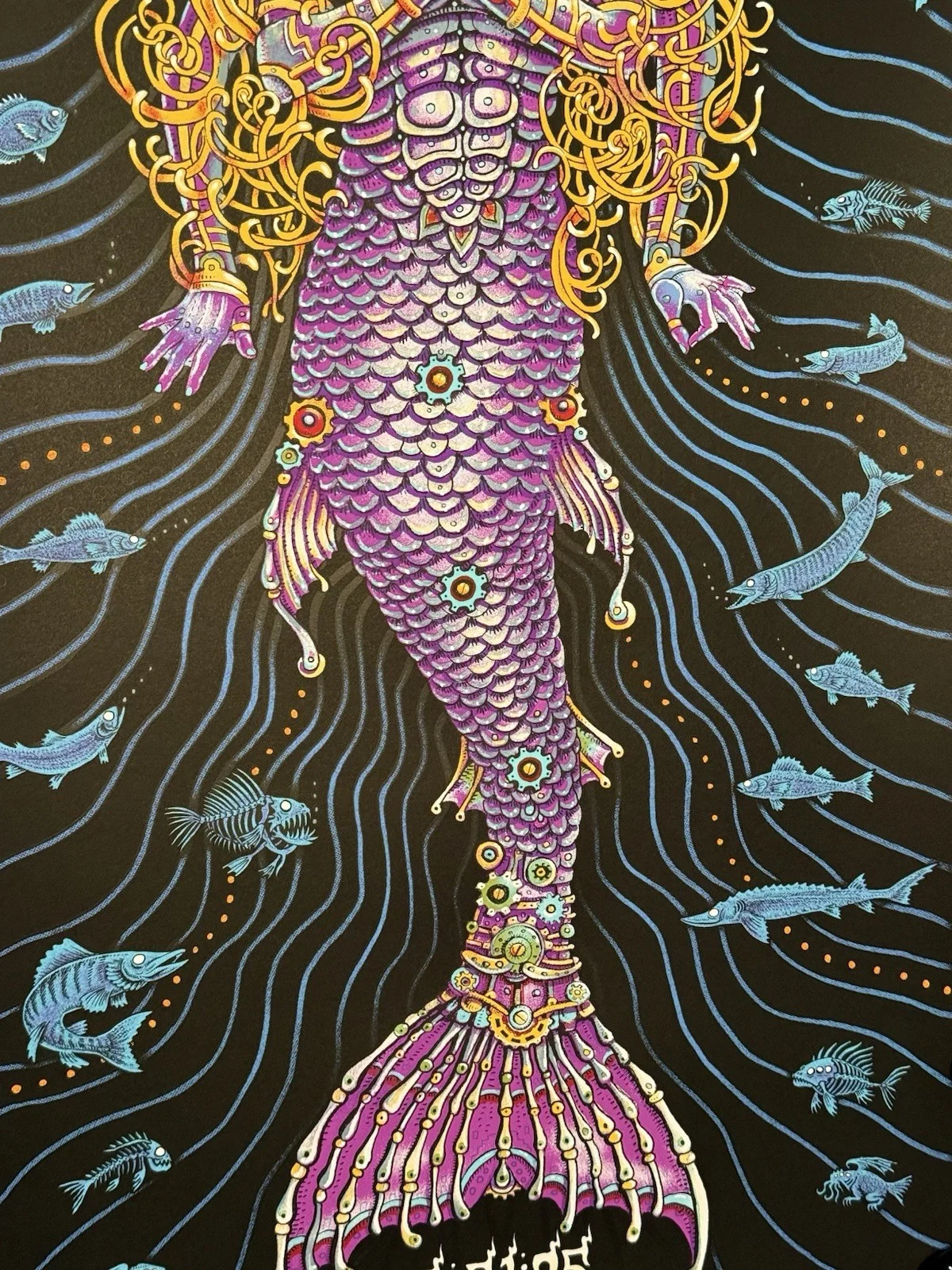 Puscifer Milwaukee Poster Emek 2025 Sessanta concert tour 104/206, изображение 3