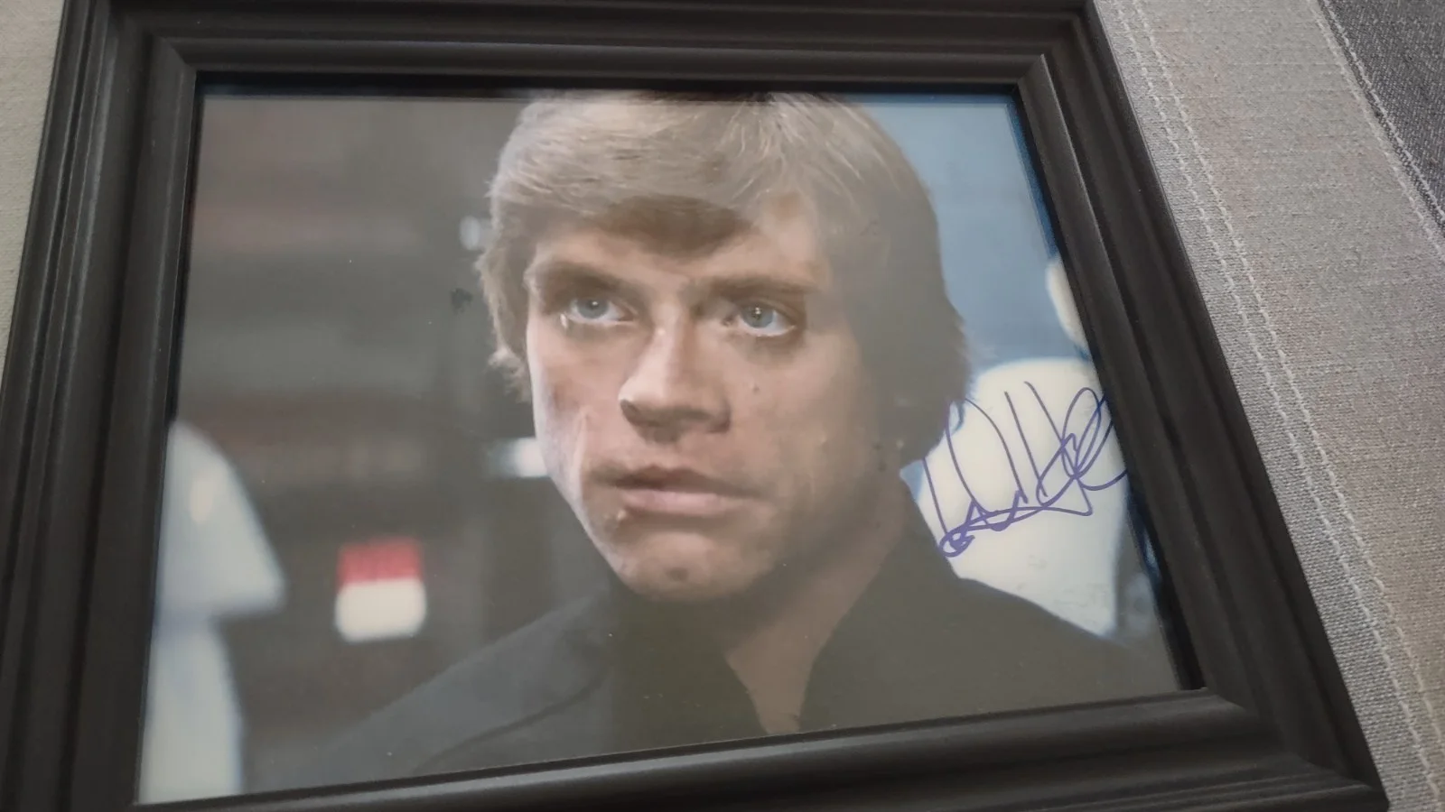 Mark Hamill — luke skywalker signed photograph star wars autograph hand written framed picture, изображение 2
