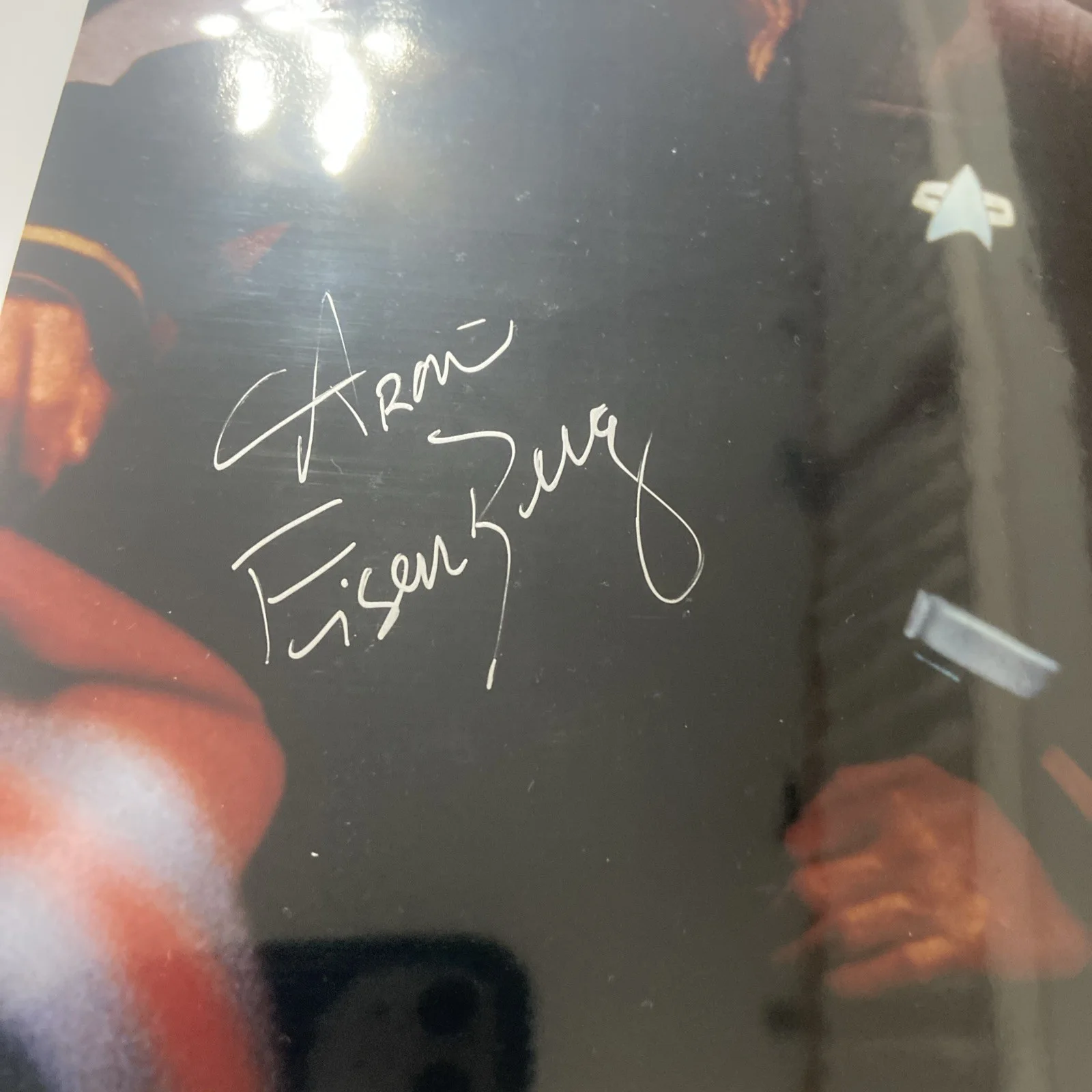 Aron Eisenberg — The Late Aron Eisenberg Star Trek DS9 Ensign “Nog" Hand Signed Autograph Rare, изображение 2
