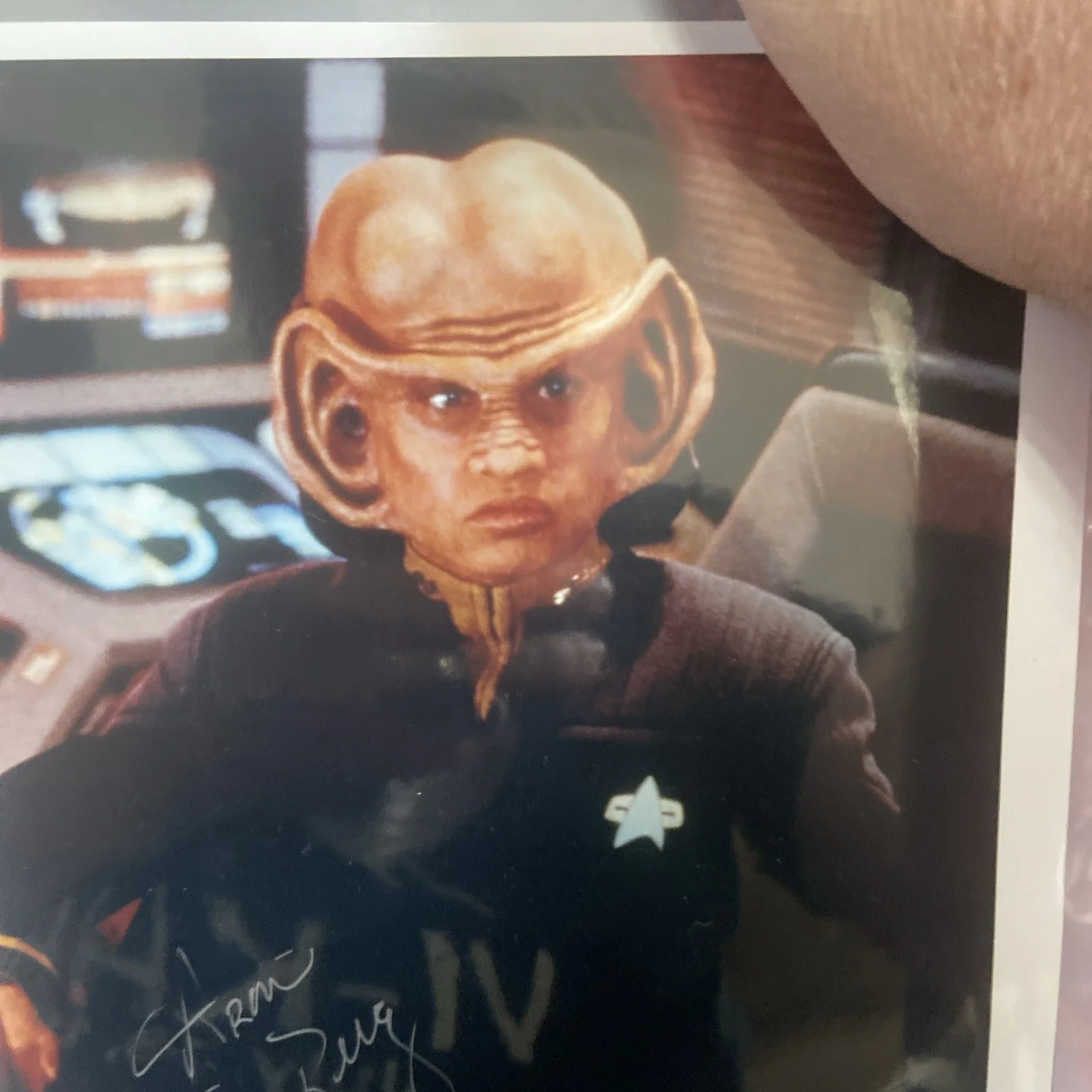 Aron Eisenberg — The Late Aron Eisenberg Star Trek DS9 Ensign “Nog" Hand Signed Autograph Rare, изображение 3
