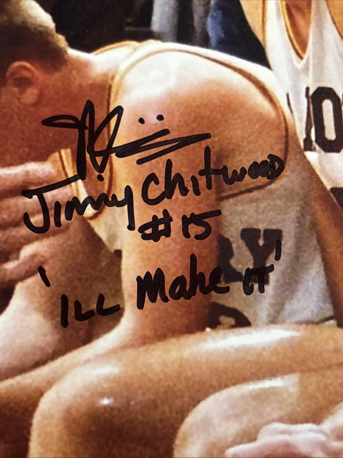 Maris Valainis — HOOSIERS Maris Valainis as Jimmy Chitwood signed 8x10 photo “I'll Make It” 8x10, изображение 2