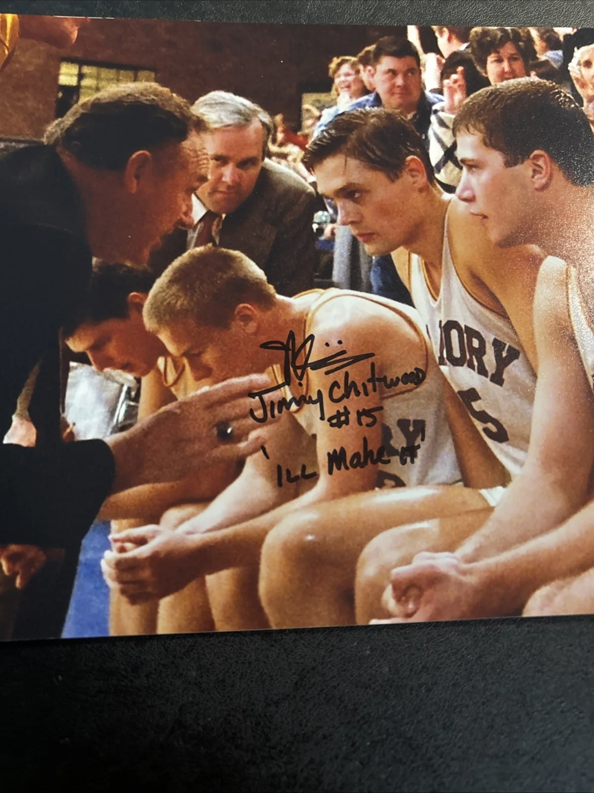 Maris Valainis — HOOSIERS Maris Valainis as Jimmy Chitwood signed 8x10 photo “I'll Make It” 8x10, изображение 3