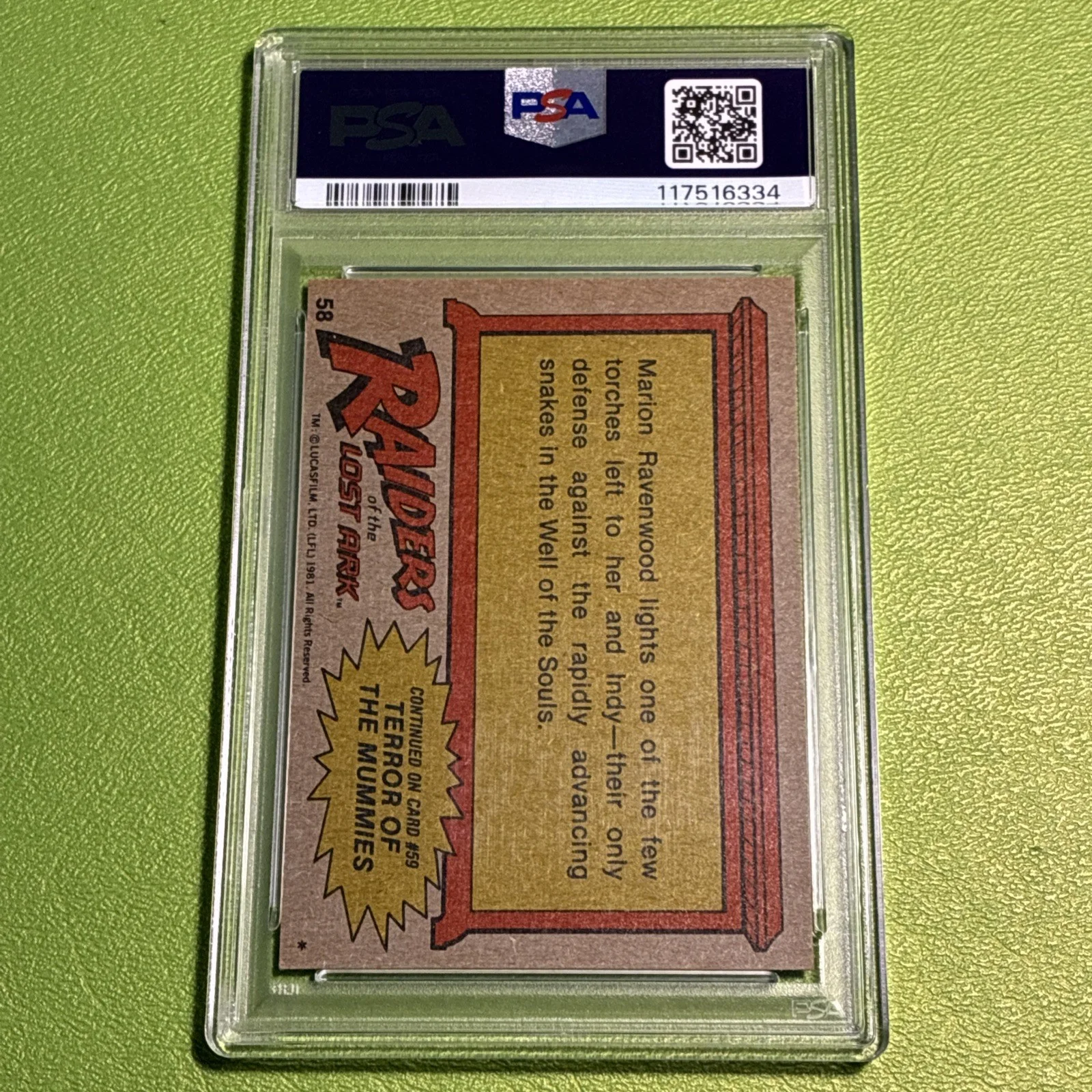 Karen Allen — PSA/DNA Karen Allen Raiders Of The Lost Ark 1981 #58 Signed Auto Trading Card X, изображение 2