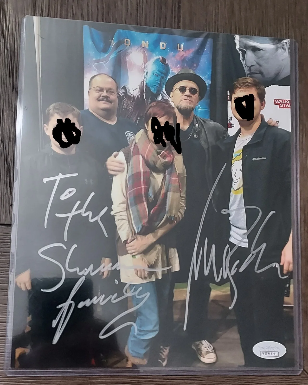 Michael Rooker Signed Marvel Legends GOTG Vol. 2 Titus Series YONDU NEW, image 2