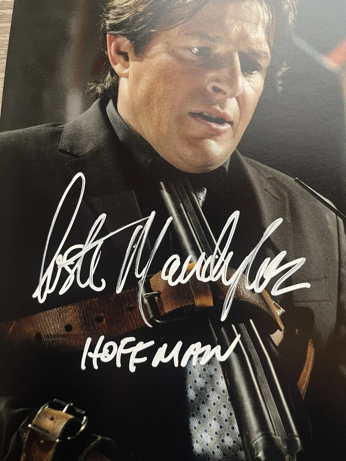Costas Mandylor — Costas Mandylor Signed Saw 11x14 Photo JSA COA Detective Hoffman Jigsaw Horror, image 4