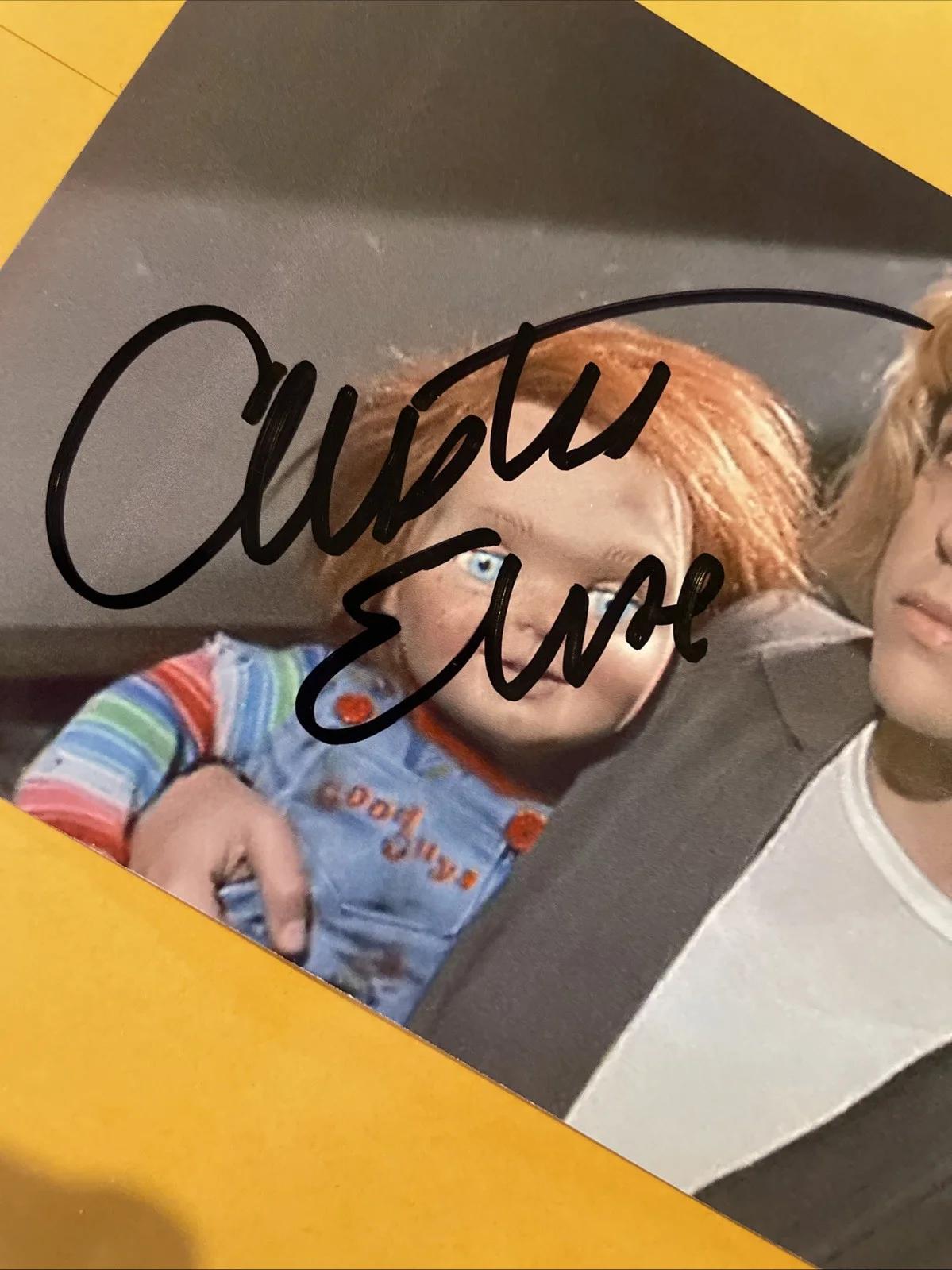 Christine Elise — Christine Elise Signed 4x6 Photo Kyle On Child’s Play 2, изображение 2