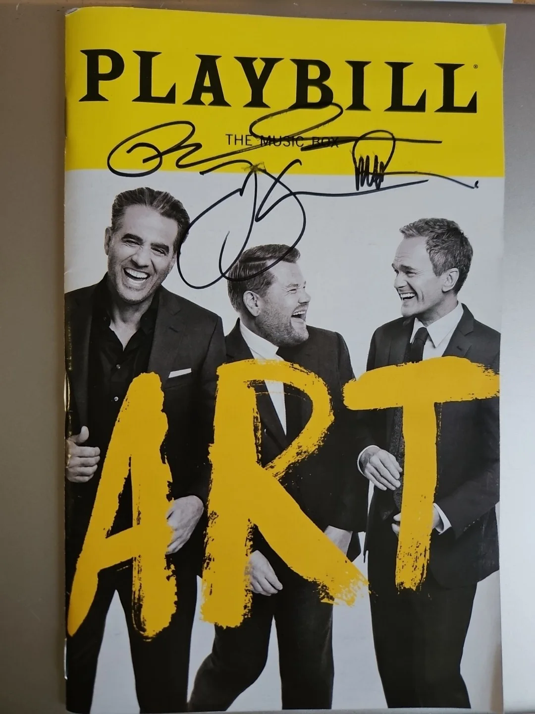 Neil Patrick Harris, James Corden, Bobby Cannavale — Art Full Cast Signed Broadway Playbill - Harris, Corden, Cannavale ⁸