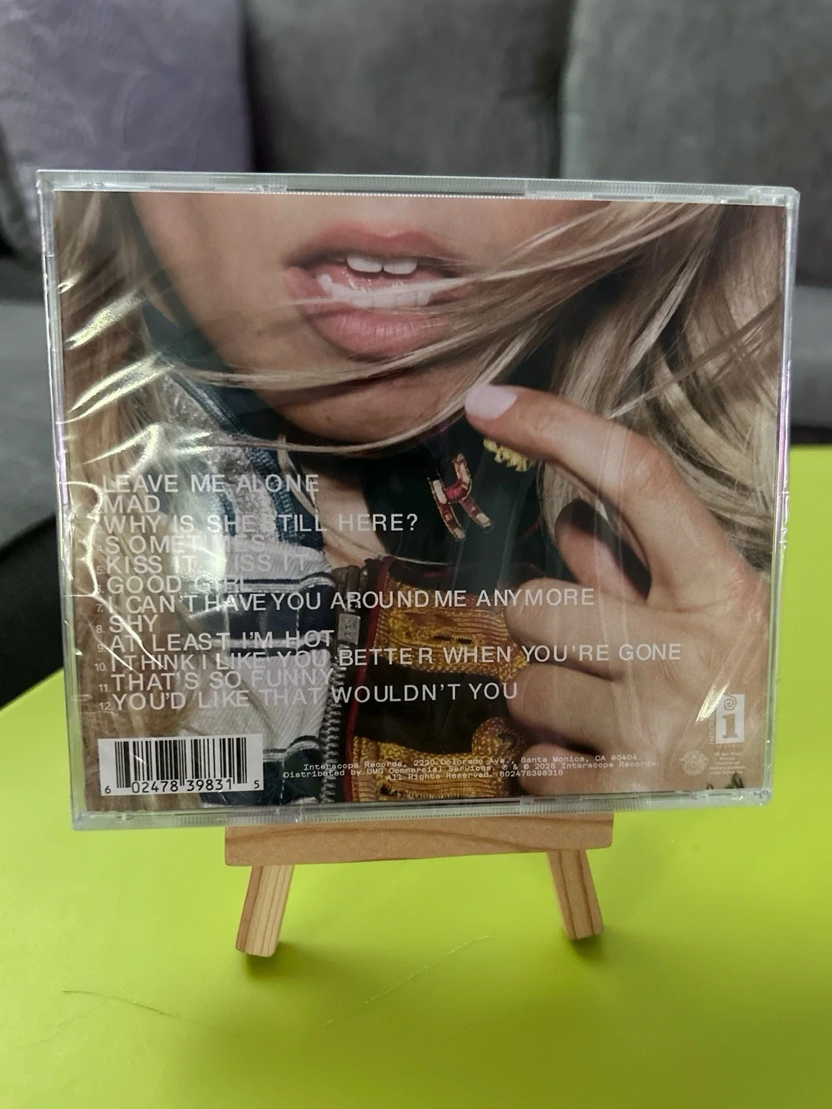 Renee Rapp BITE ME Signed Exclusive CD with Alternate Cover - NEW, image 2