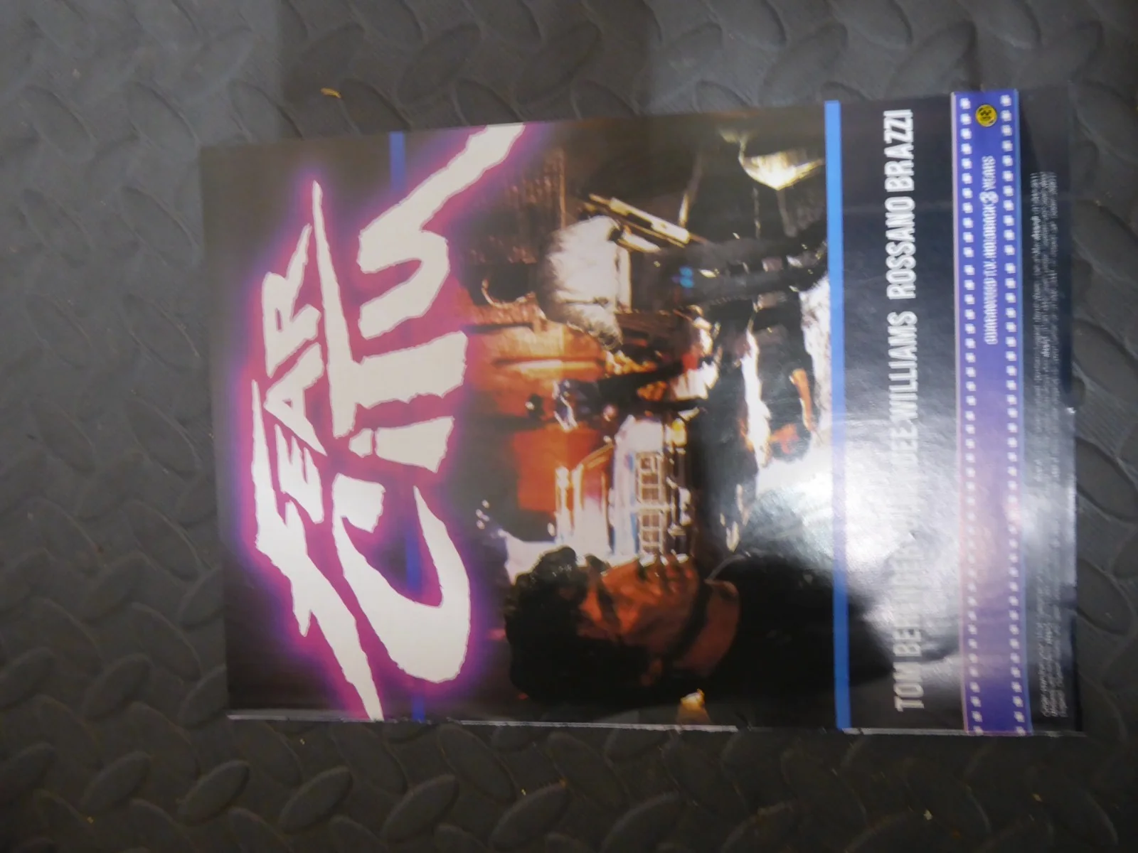 Original Video Magazine Advert Fear City Video Post Cert Advert 1986, изображение 2