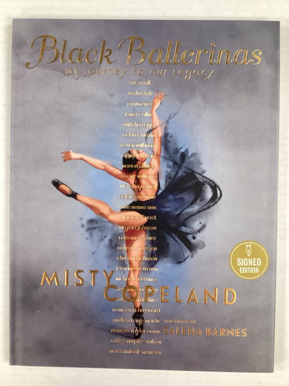 Misty Copeland — Misty Copeland Signed Book Black Ballerinas HCB Pro Ballet Dancer Autograph JSA, изображение 2