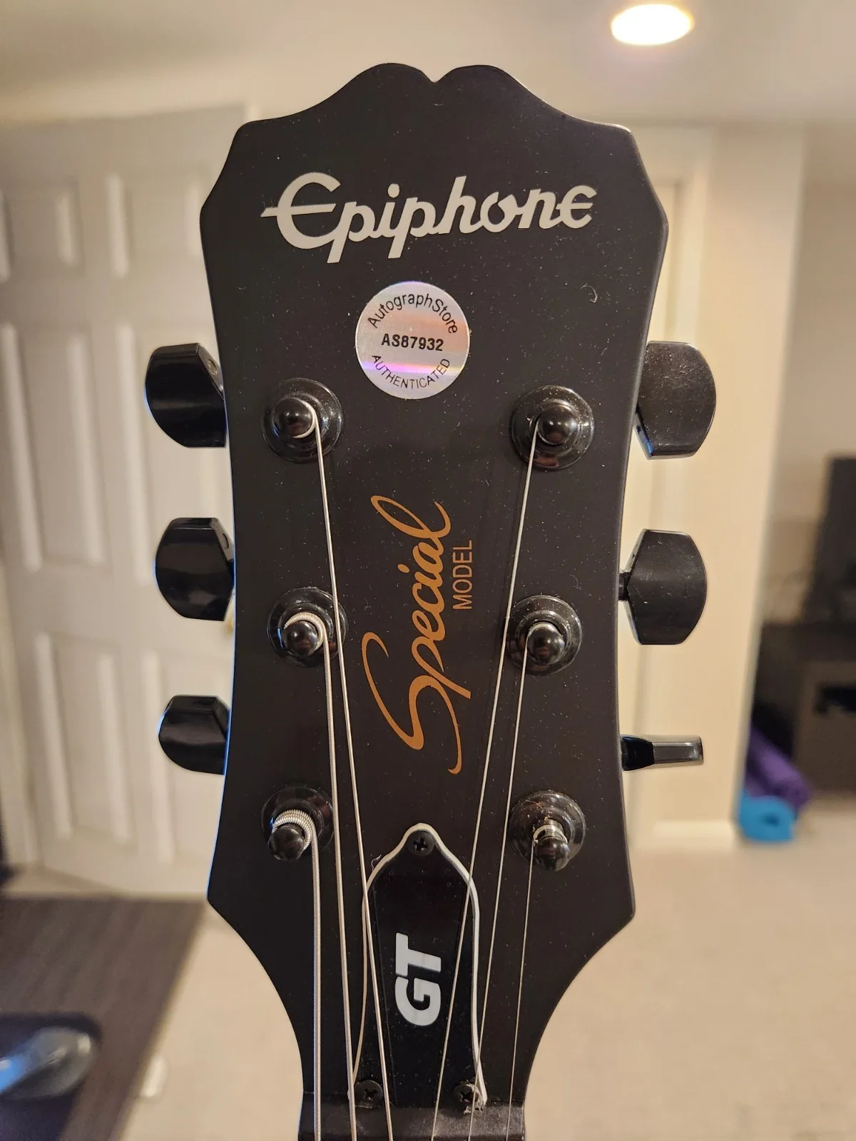 B.B. King Signed Autographed Epiphone Les Paul Special, image 4