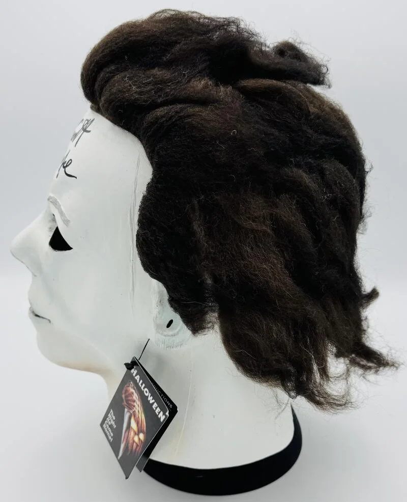 NICK CASTLE — NICK CASTLE SIGNED MICHAEL MYERS TOTS MASK HALLOWEEN HORROR AUTOGRAPH BAS 654, image 4