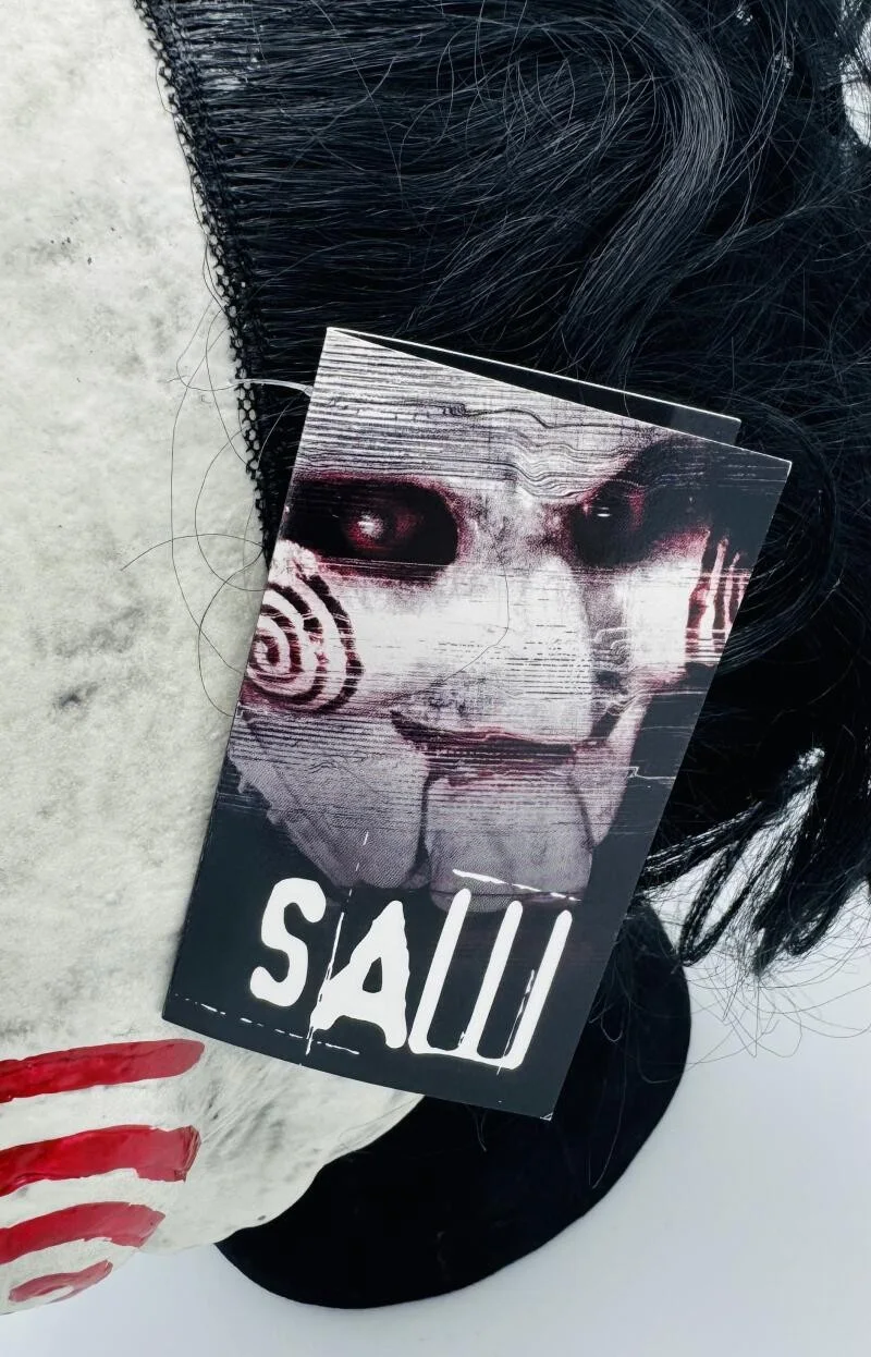 TOBIN BELL — TOBIN BELL SIGNED FULL SIZE BILLY MASK TOTS JIGSAW SAW AUTOGRAPH HORROR BAS 114, image 3