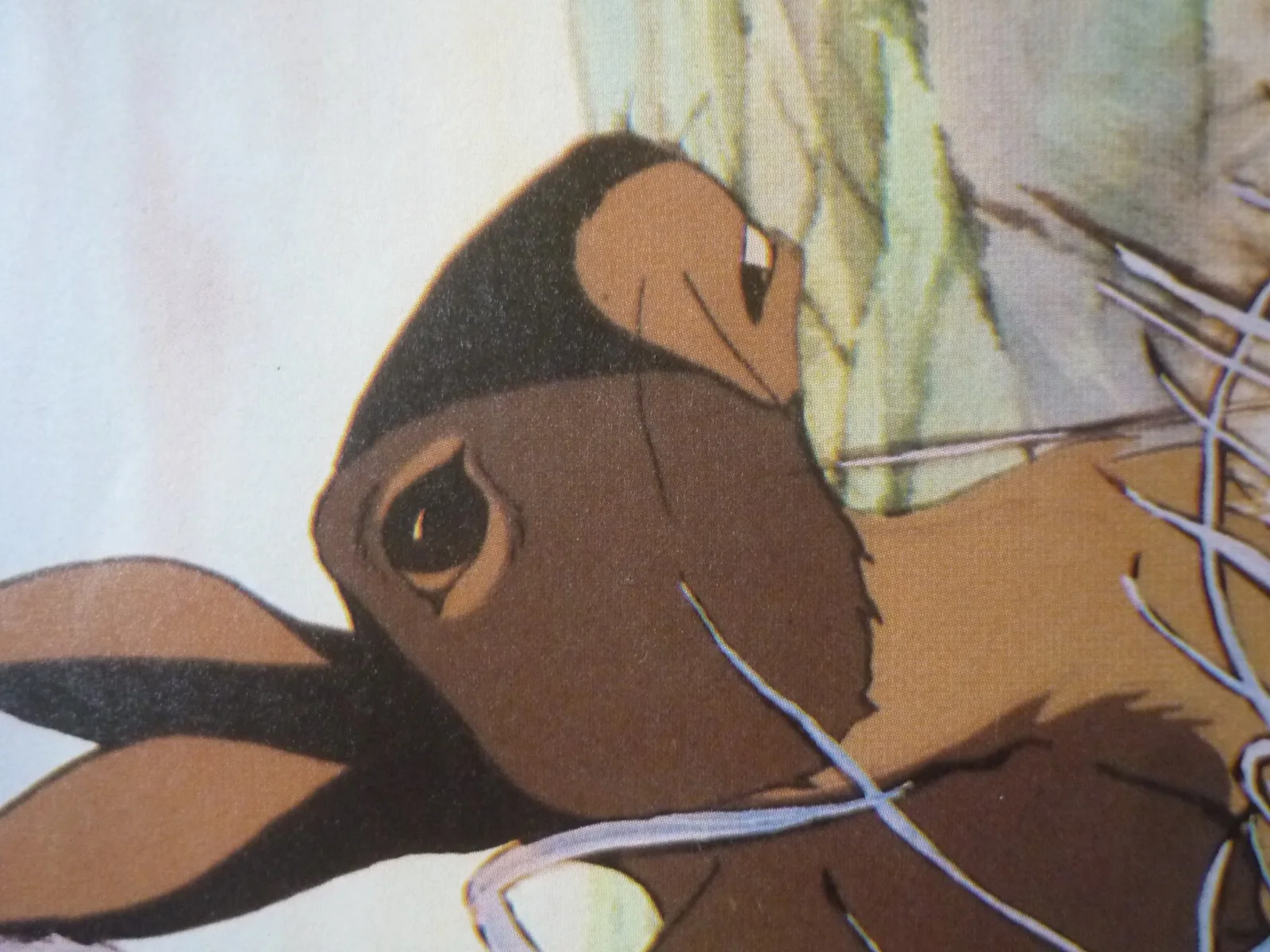 A4 poster framed Watership Down 1978 Richard Adams hazeol blackberry talk raid, image 2