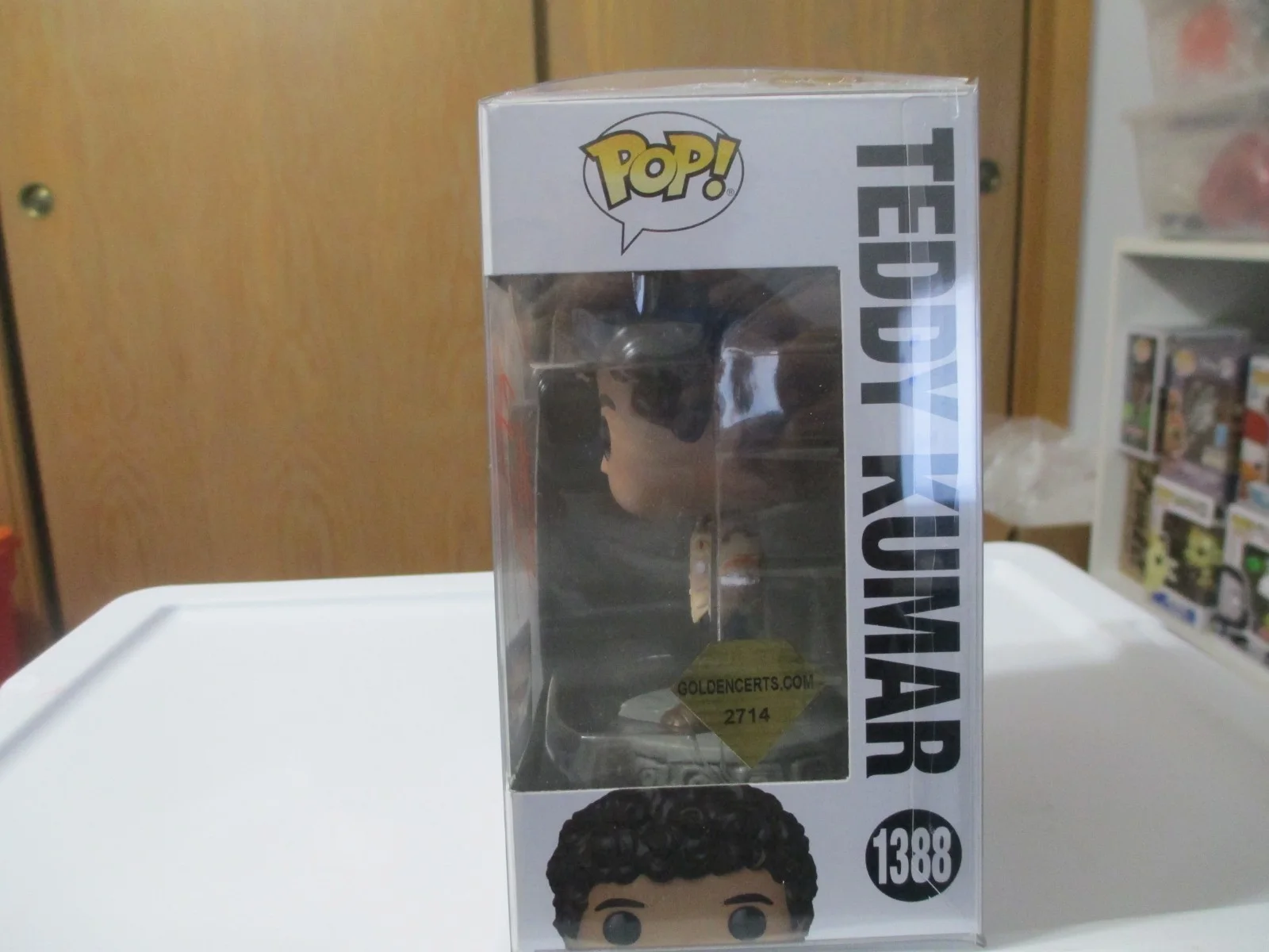 Ethann Isidore — Ethann Isidore Indiana Jones "Teddy Kumar" Autographed Bobblehead Funko Pop, изображение 3