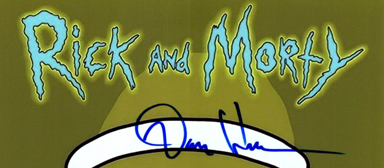 Dan Harmon — Dan Harmon Signed Autograph 8x10 Rick and Morty Photo with Exact Photo Proof, image 3