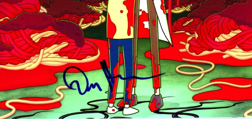 Dan Harmon — Dan Harmon Signed Autograph 8x10 Rick and Morty Photo with Exact Photo Proof, изображение 3