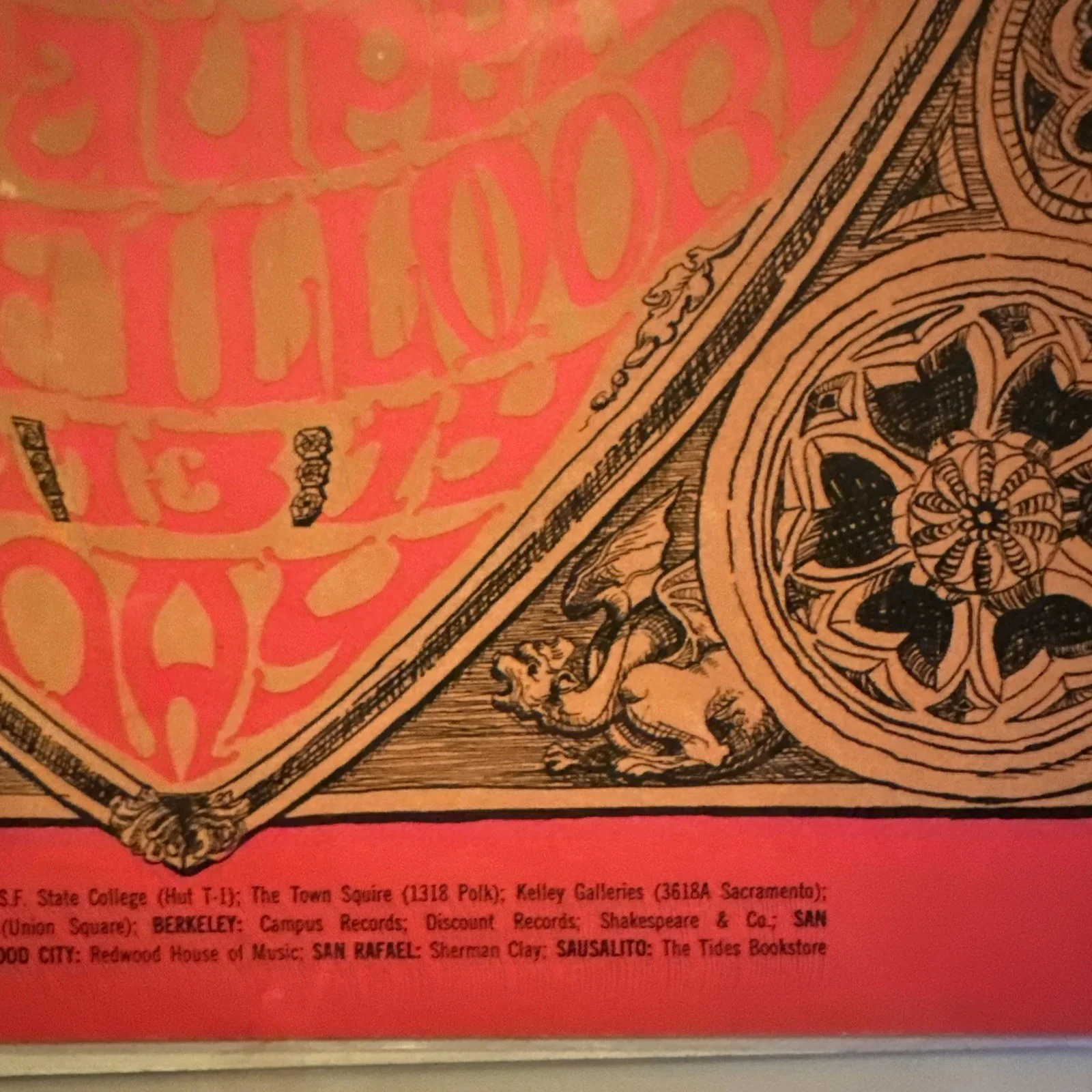 JEFFERSON AIRPLANE Concert Poster, BG-63 1st Print, MacLean 1967 Mint, image 5