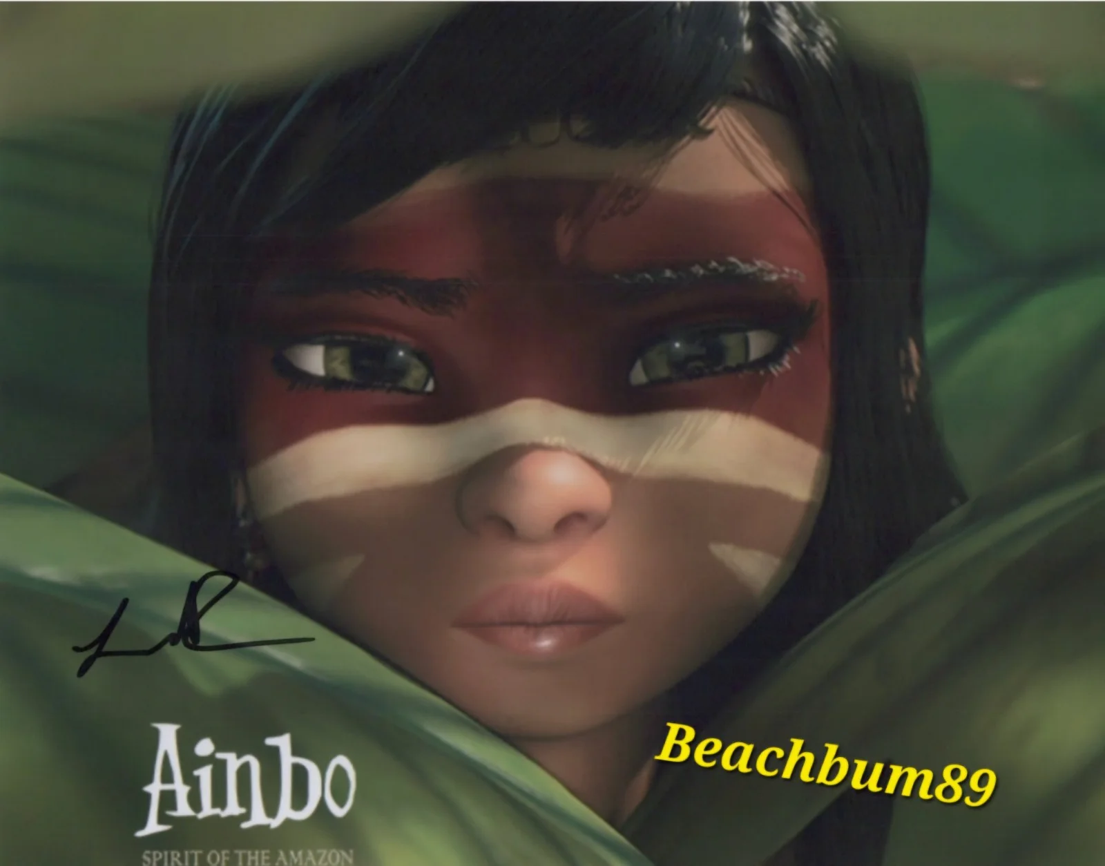 Lola Raie — AINBO: Spirit of the Amazon - 8x10 color Photo - Signed by 'LOLA RAIE' W/COA.