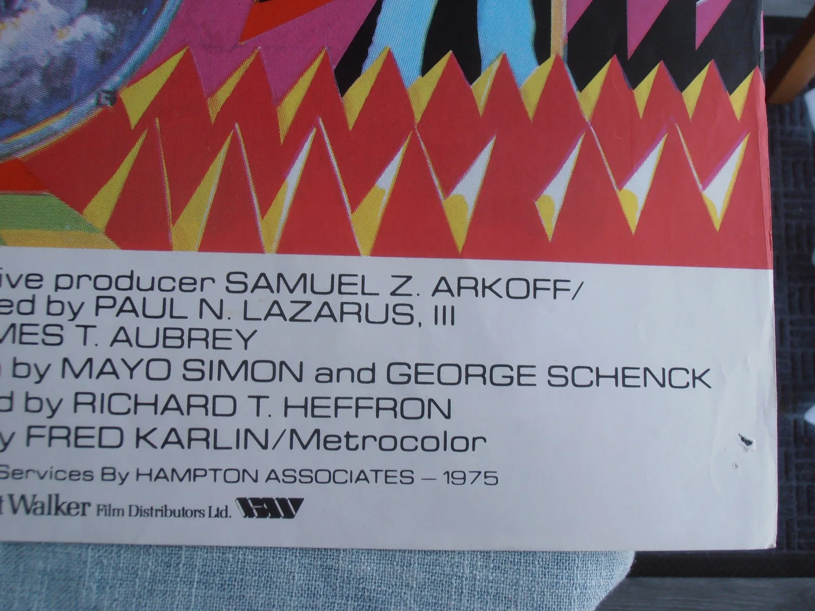FutureWorld Original UK Quad Film Poster 1976 - Peter Fonda, изображение 5