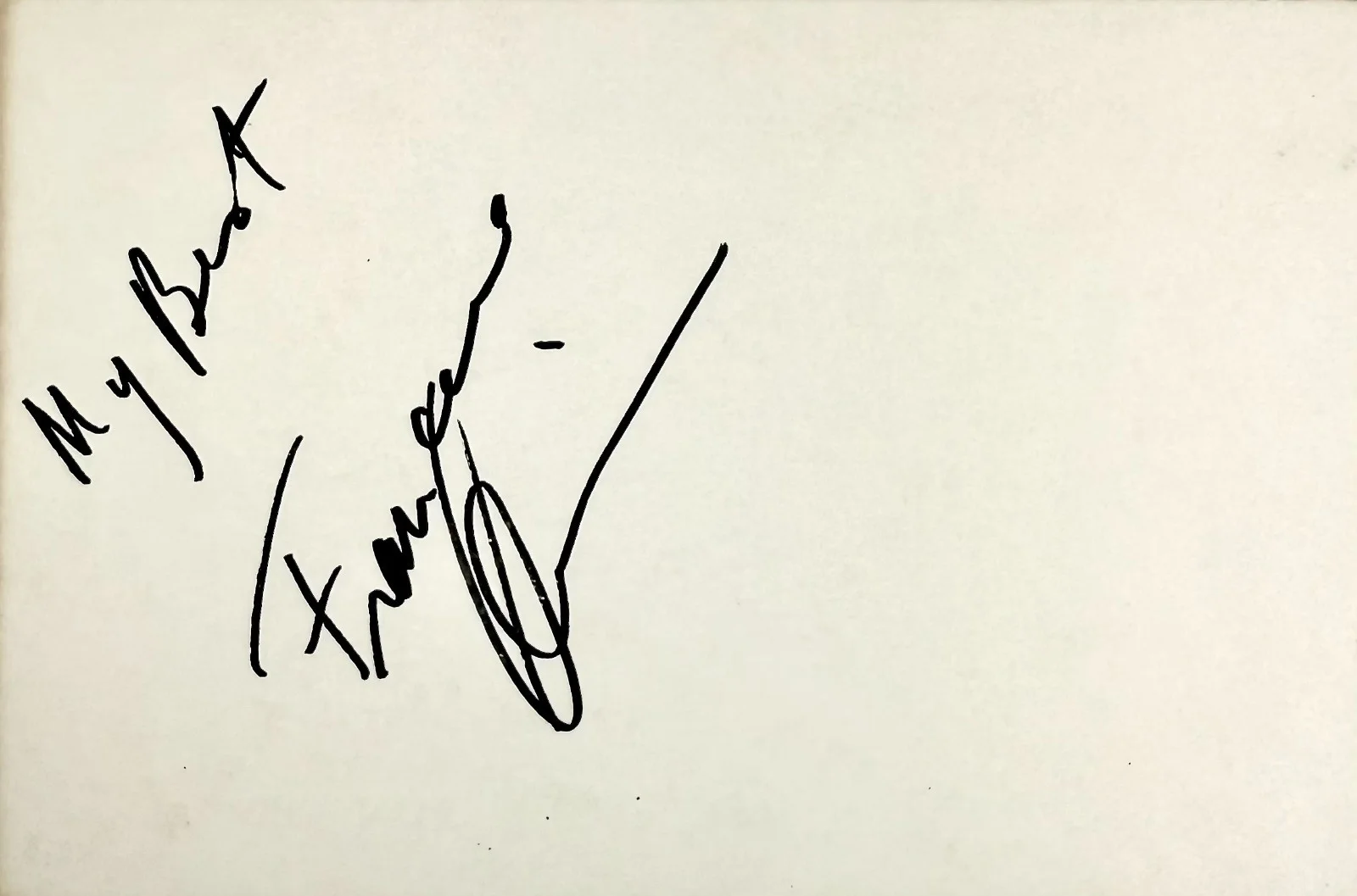 Francesco Quinn — FRANCESCO QUINN Signed Autographed 4"x 6" INDEX CARD JAG PLATOON The Glades ZEN, image 4