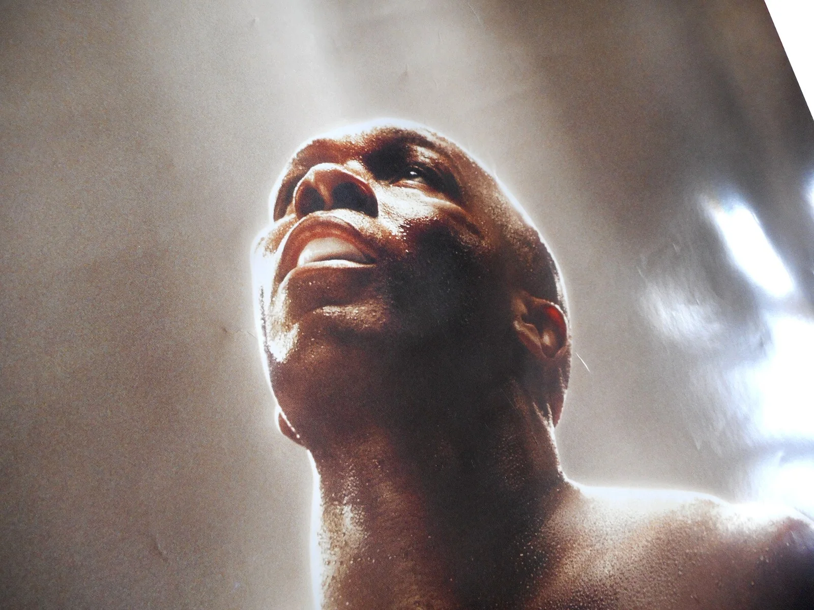 🥊 BIG GEORGE FOREMAN Original Cinema Used Boxing Movie Poster U.S One Sheet D/S, изображение 3