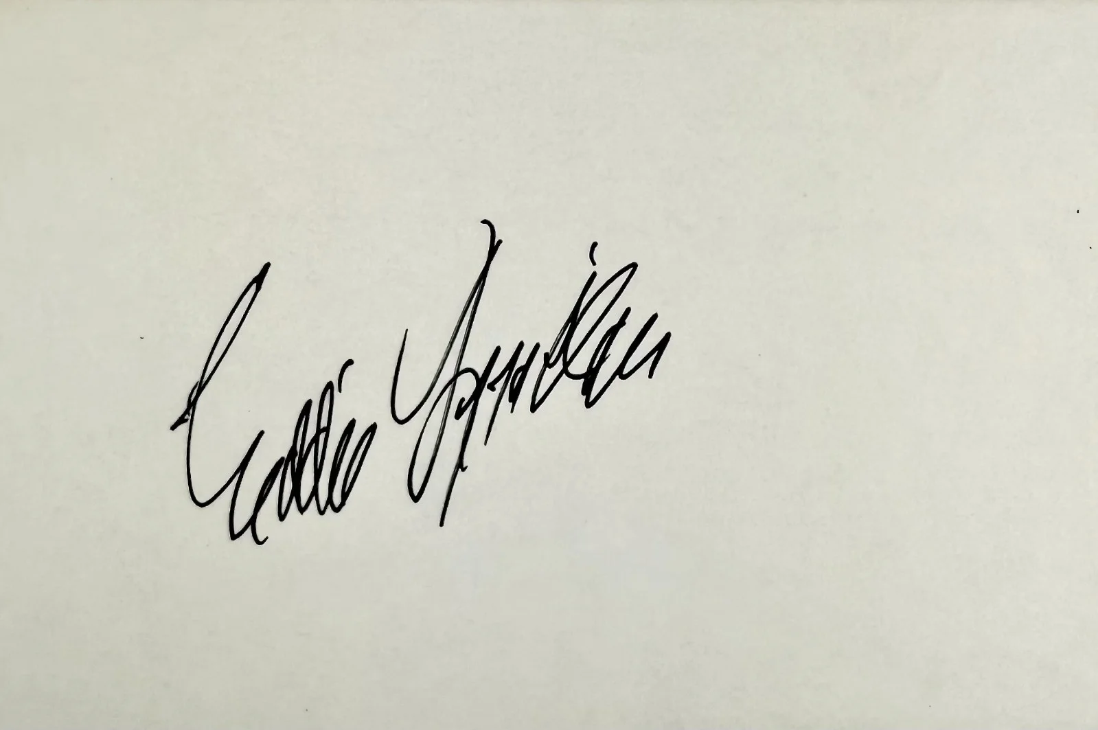 Eddie Quillan — EDDIE QUILLAN Signed Autograph 4"x6" INDEX CARD The Grapes of Wrath The Big Shot, изображение 3